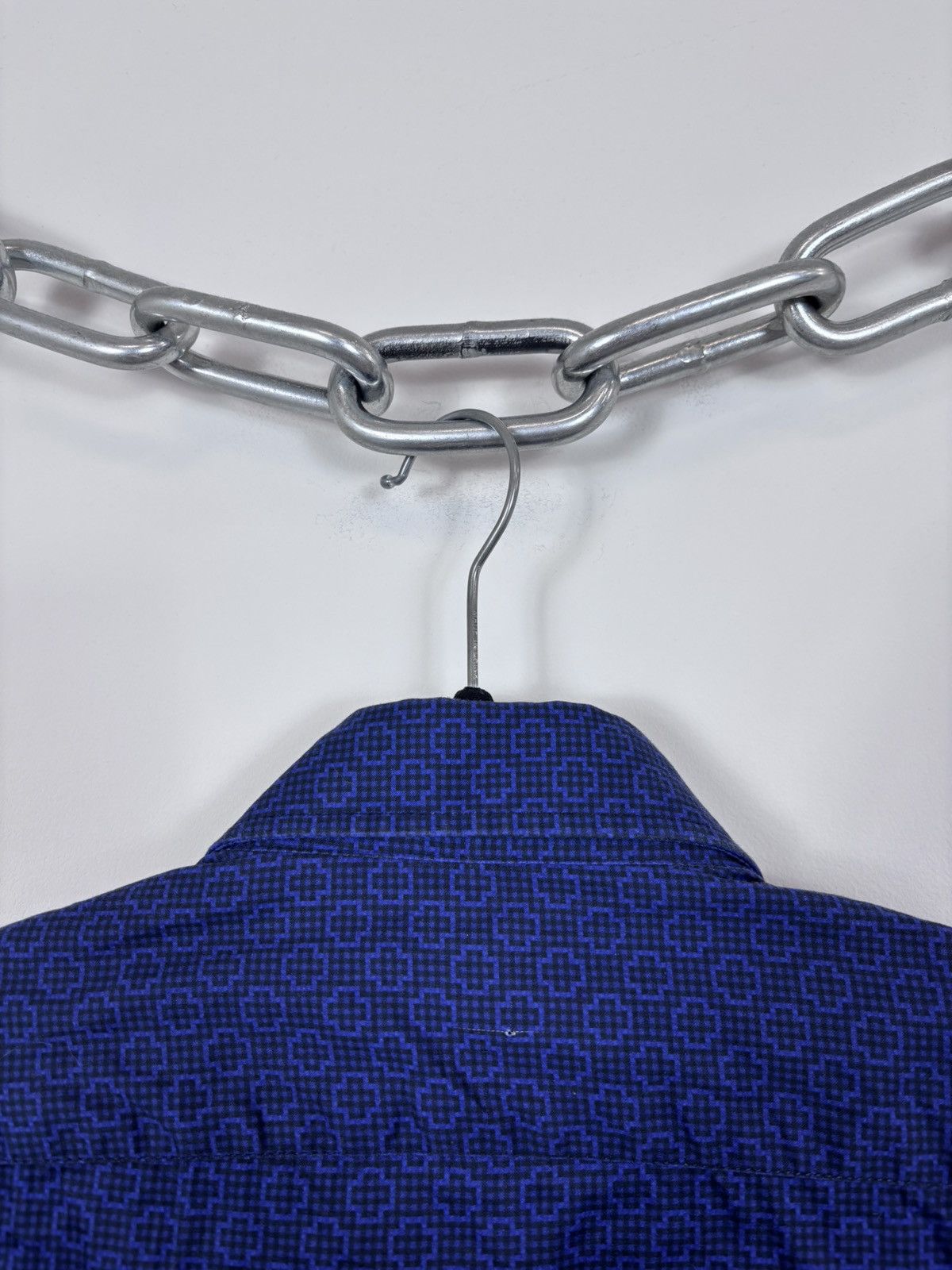 William Hunt William Hunt Savile Row Men’s Navy Blue Button Down Shirt Size US L / EU 52-54 / 3 - 15 Thumbnail