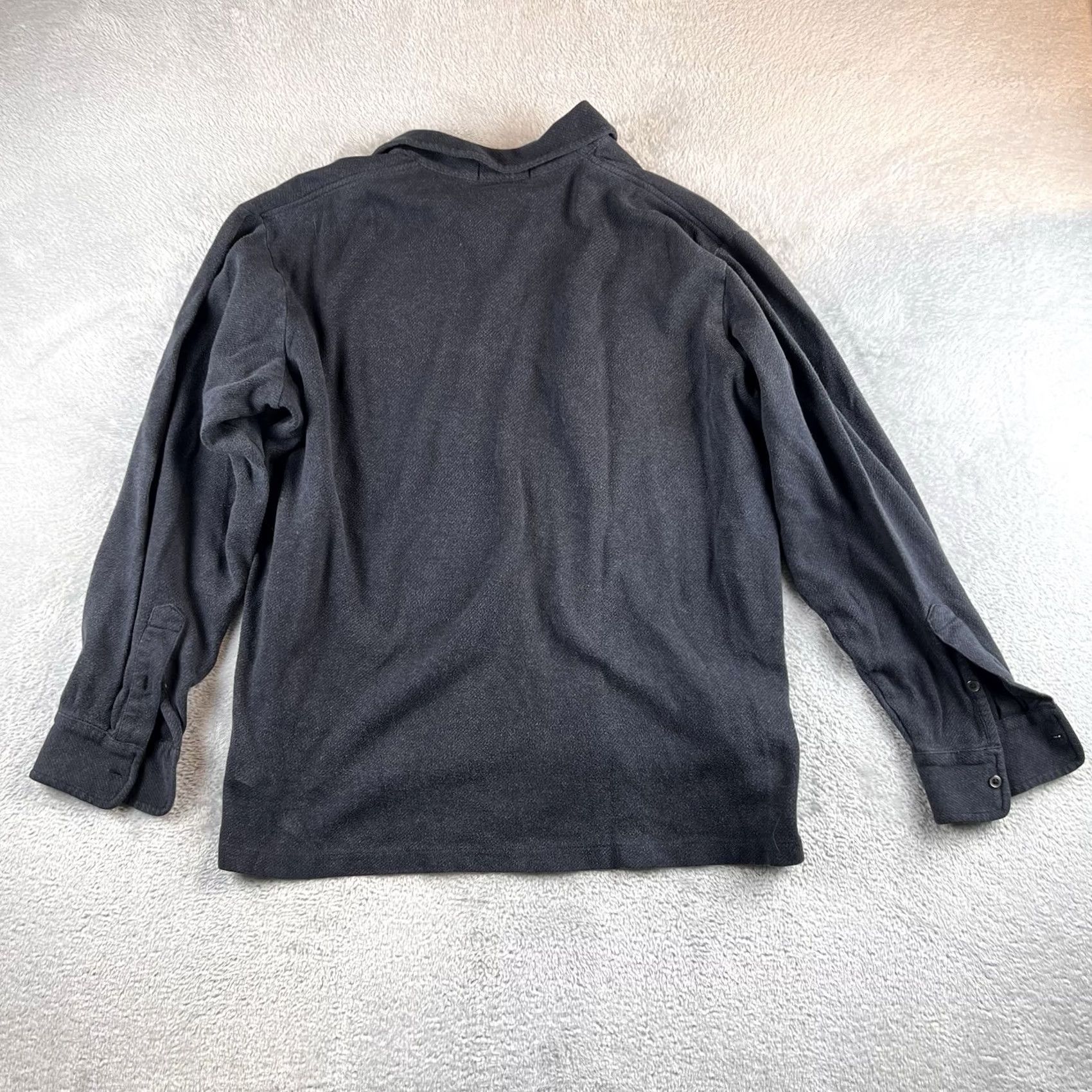 Ralph Lauren Polo Ralph Lauren Shirt Mens Large Long Sleeve Dark Gray Logo Preppy Vintage Size US L / EU 52-54 / 3 - 2 Thumbnail