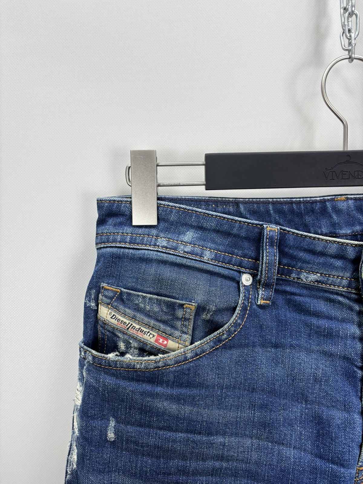 Diesel Mens jeans Diesel Size 32 Color Blue Size US 32 / EU 48 - 4 Thumbnail