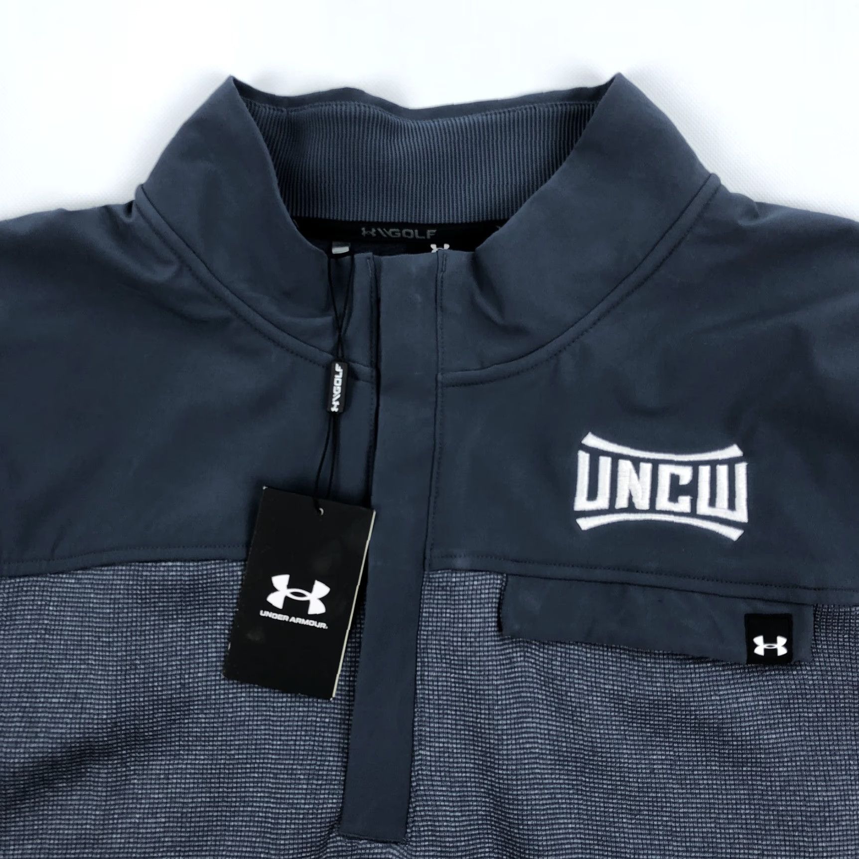 Under Armour Under Armour UA Storm SweaterFleece Pullover 3XL Men’s Blue Golf Mock Neck Shirt Size US XXL / EU 58 / 5 - 2 Thumbnail