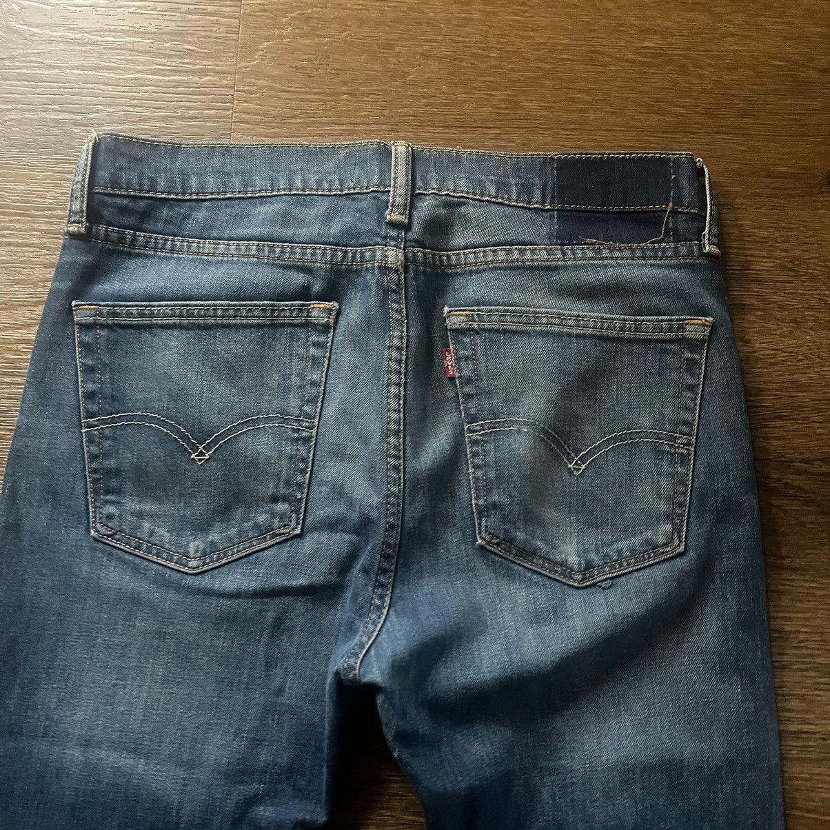 Handmade Mid-Wash Jeans w/ Custom Screen Printing Size US 34 / EU 50 - 7 Thumbnail
