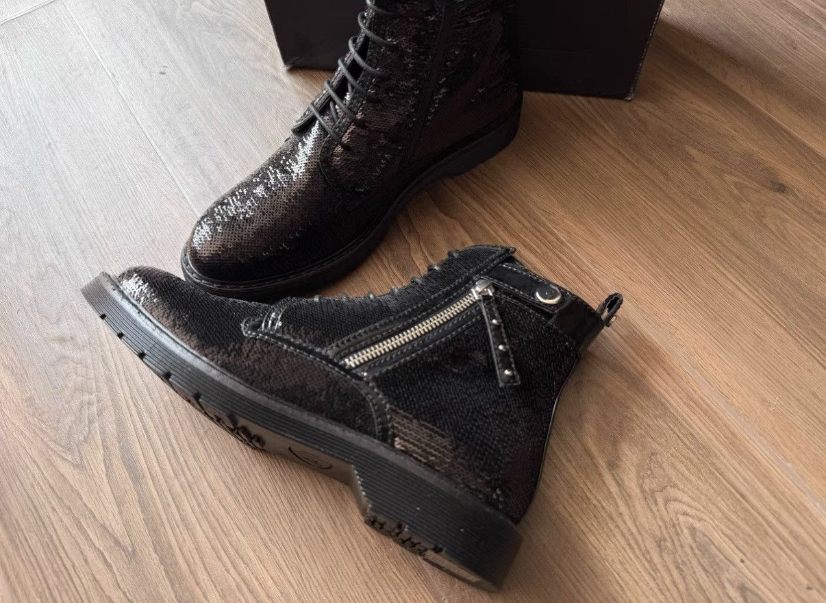 Armani Armani Exchange Sequin Martin Boots Size US 7 / EU 40 - 2 Thumbnail