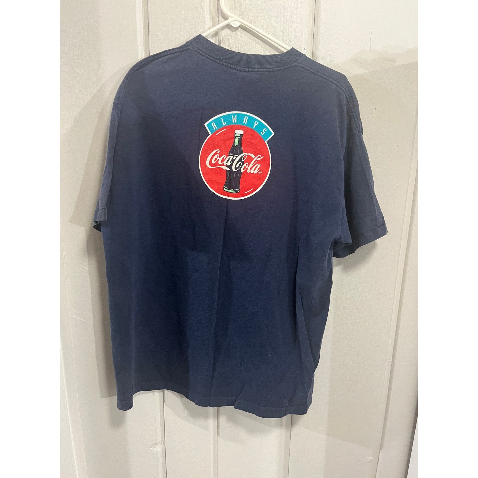 Fruit Of The Loom vintage coca cola t shirt Size US L / EU 52-54 / 3 - 2 Thumbnail