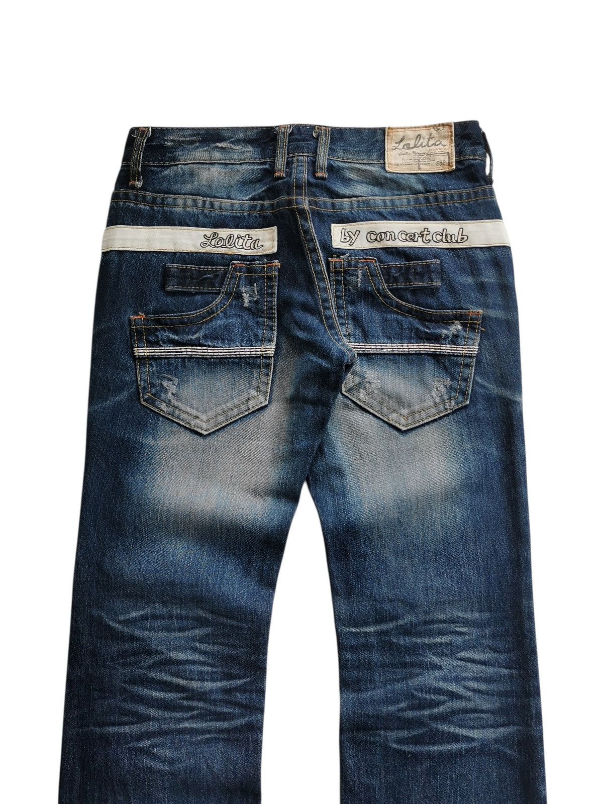 If Six Was Nine Flare Jeans Lolita Acid Wash Clawmark Boot Cut Denim 🔸 Size US 30 / EU 46 - 6 Thumbnail