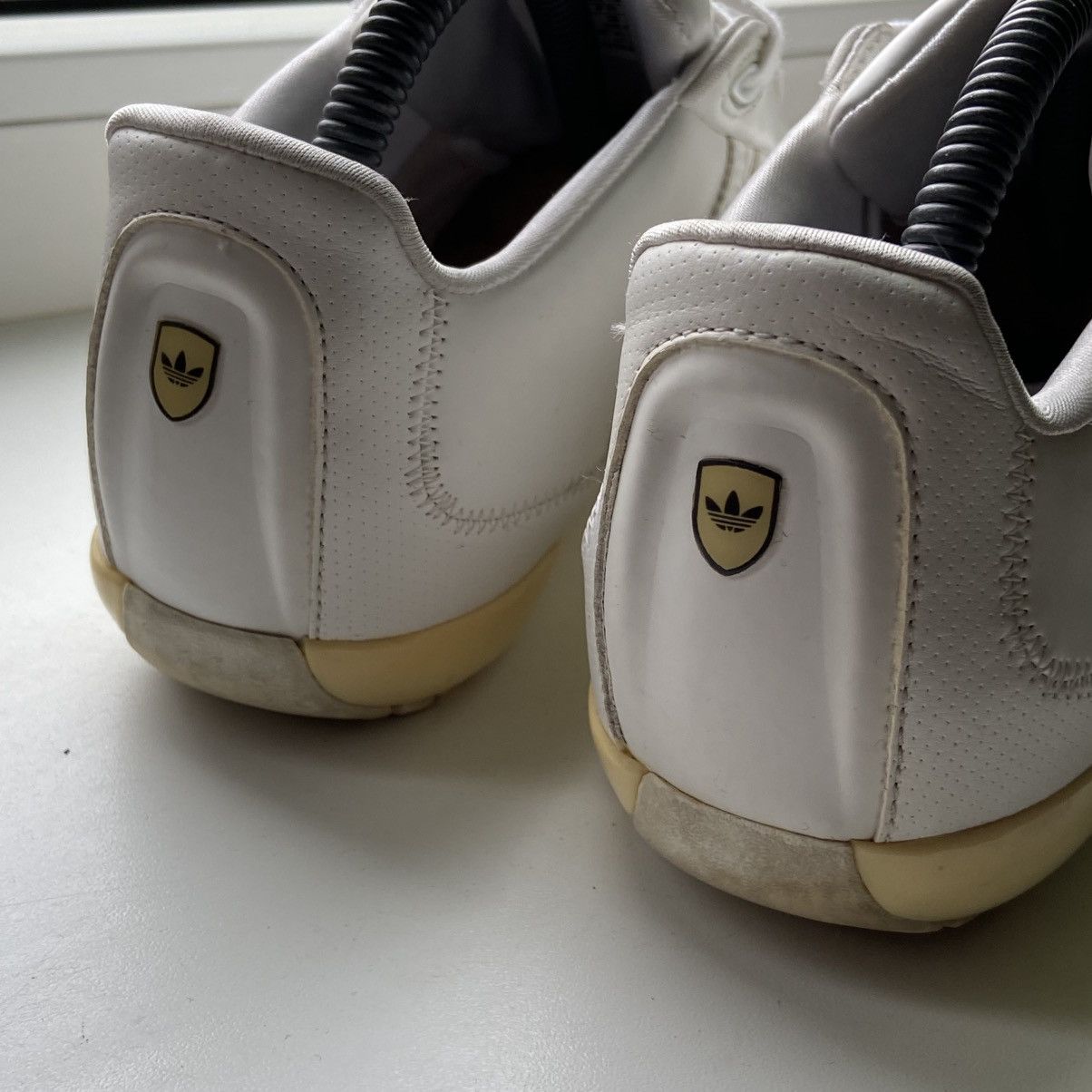Adidas 📌 Vintage Adidas Porsche Design Y2K Leather Shoes Carbon Y2K Size US 5.5 / EU 38 - 8 Thumbnail
