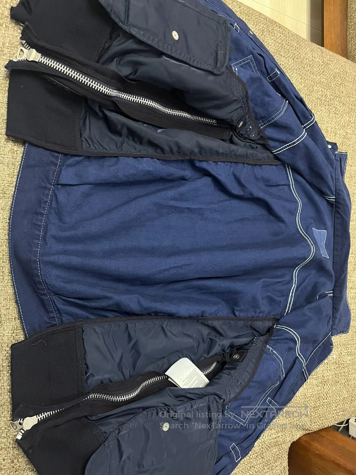 Sacai Sacai Denim Patchwork Flight Jacket. Size US S / EU 44-46 / 1 - 2 Thumbnail