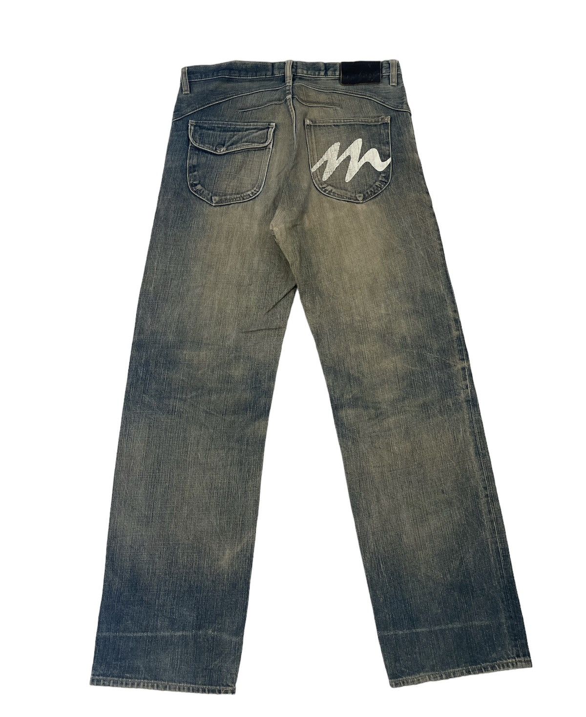 Japanese Brand × Montage Rare Montage Mudmax Rusty Style Denim Size US 33 - 2 Thumbnail
