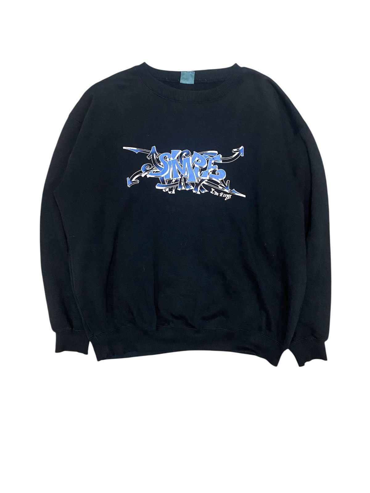 JNCO 1990s Hill Crop Jpn “Simple i’m fine” subware grafiti futura Size US L / EU 52-54 / 3 - 1 Thumbnail