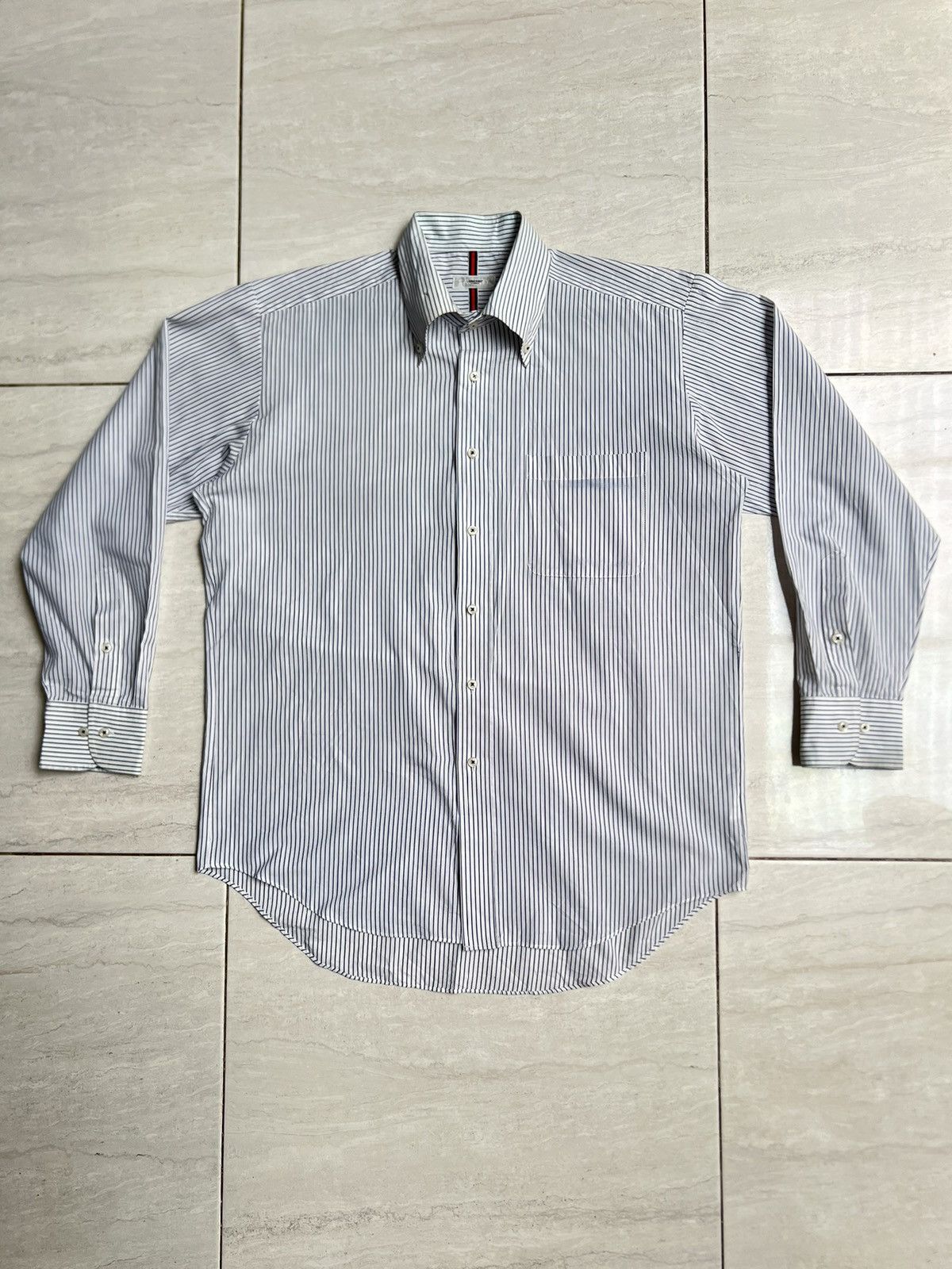 Yohji Yamamoto SACSNY Y’SACCS Yohji Yamamoto Striped Shirt Size US L / EU 52-54 / 3 - 1 Thumbnail