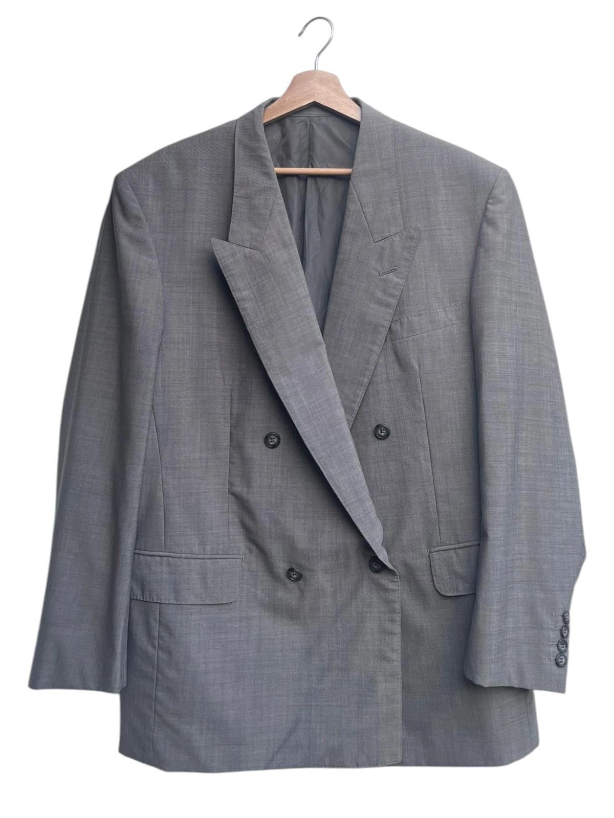 Christian Dior Monsieur Christian Dior Monsieur Double Breasted Wool Blazer Size US XL / EU 56 / 4 - 2 Thumbnail