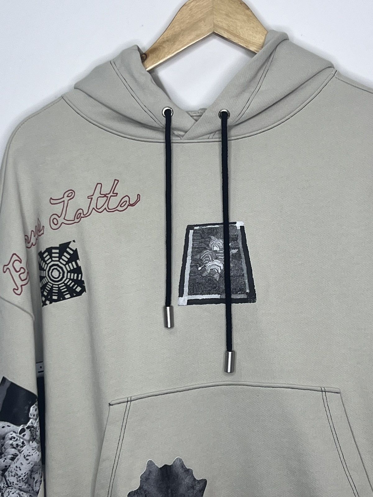 Eckhaus Latta Eckhaus Latta Beige Miscellaneous Hoodie Size US S / EU 44-46 / 1 - 4 Thumbnail