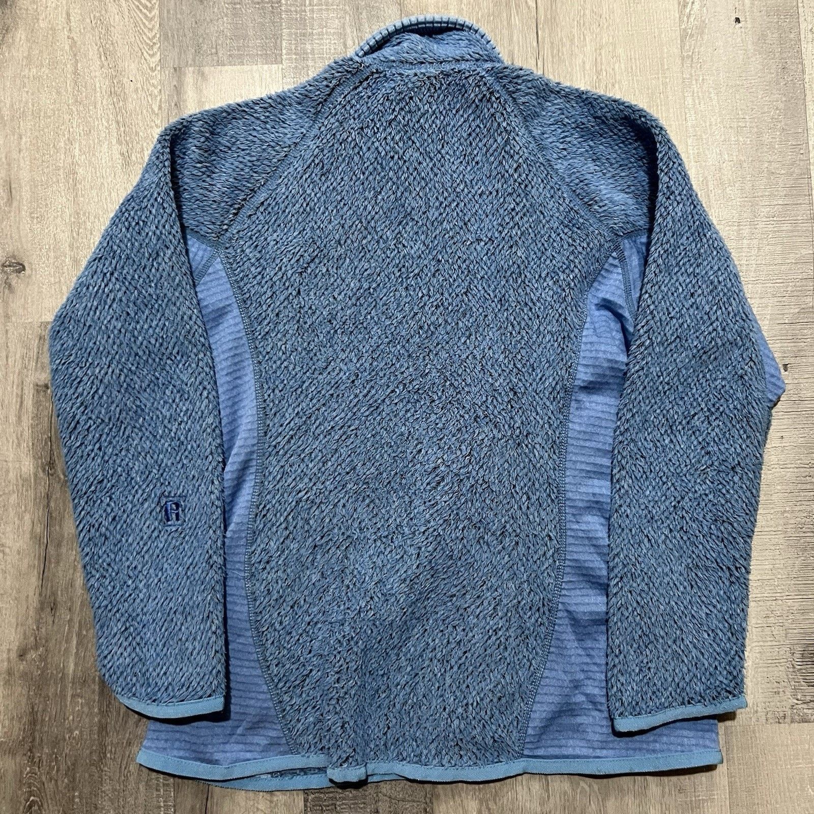 Patagonia VTG Patagonia Regulator Fleece Blue Y2K Micro Grid Lined S Size S / US 4 / IT 40 - 2 Thumbnail