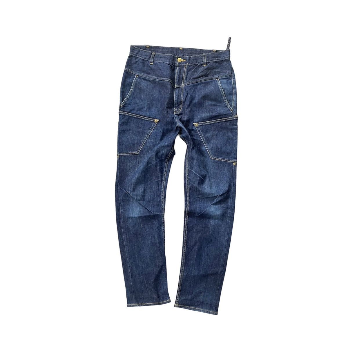 Japanese Brand × mercibeaucoup Mercibeacoup drop crotch jeans high waist ankle tapered Size US 32 / EU 48 - 1 Thumbnail