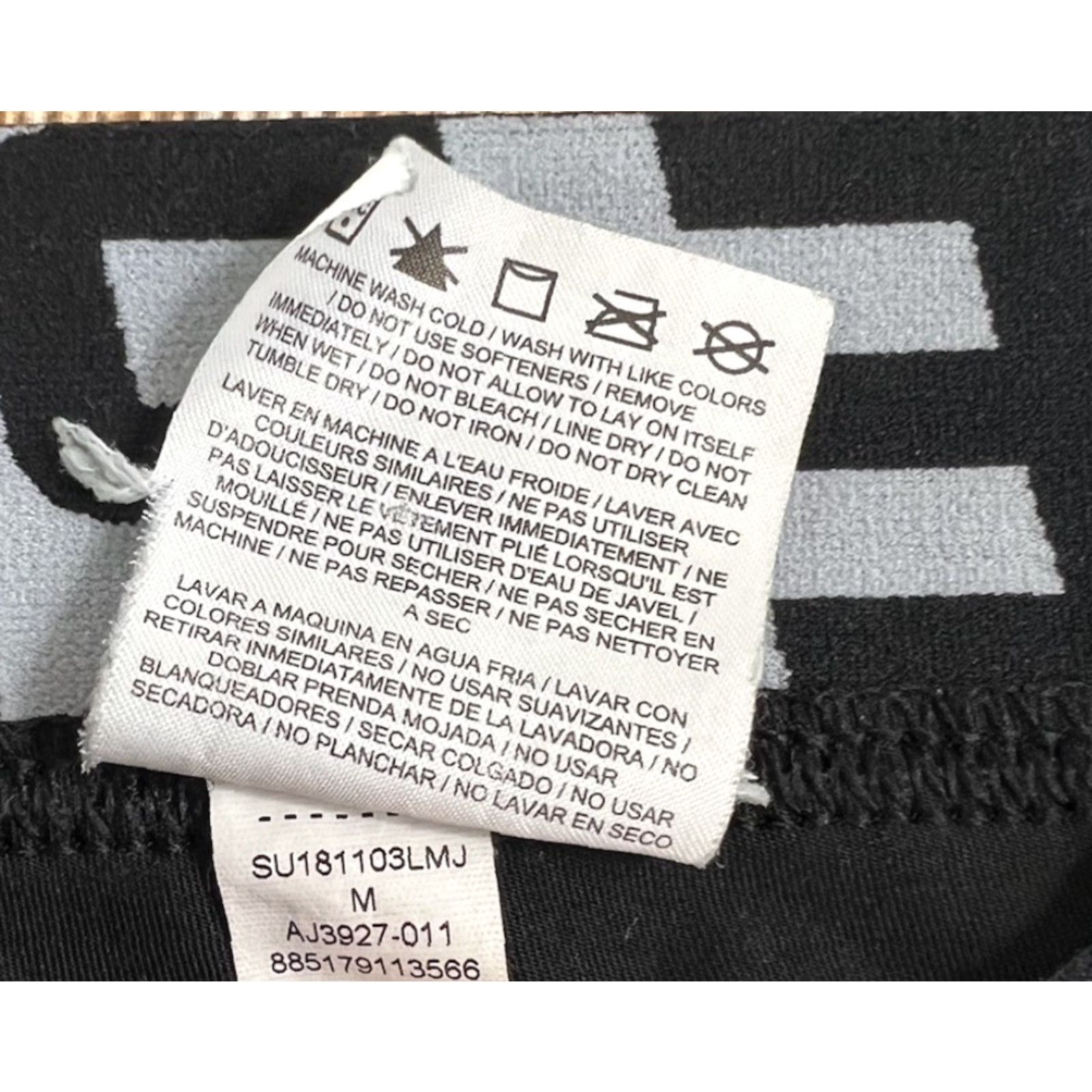 Nike Nike Pro Intertwist Crossover Dri Fit High Waist Tights AJ3927 Medium Black Womens Size ONE SIZE - 6 Thumbnail