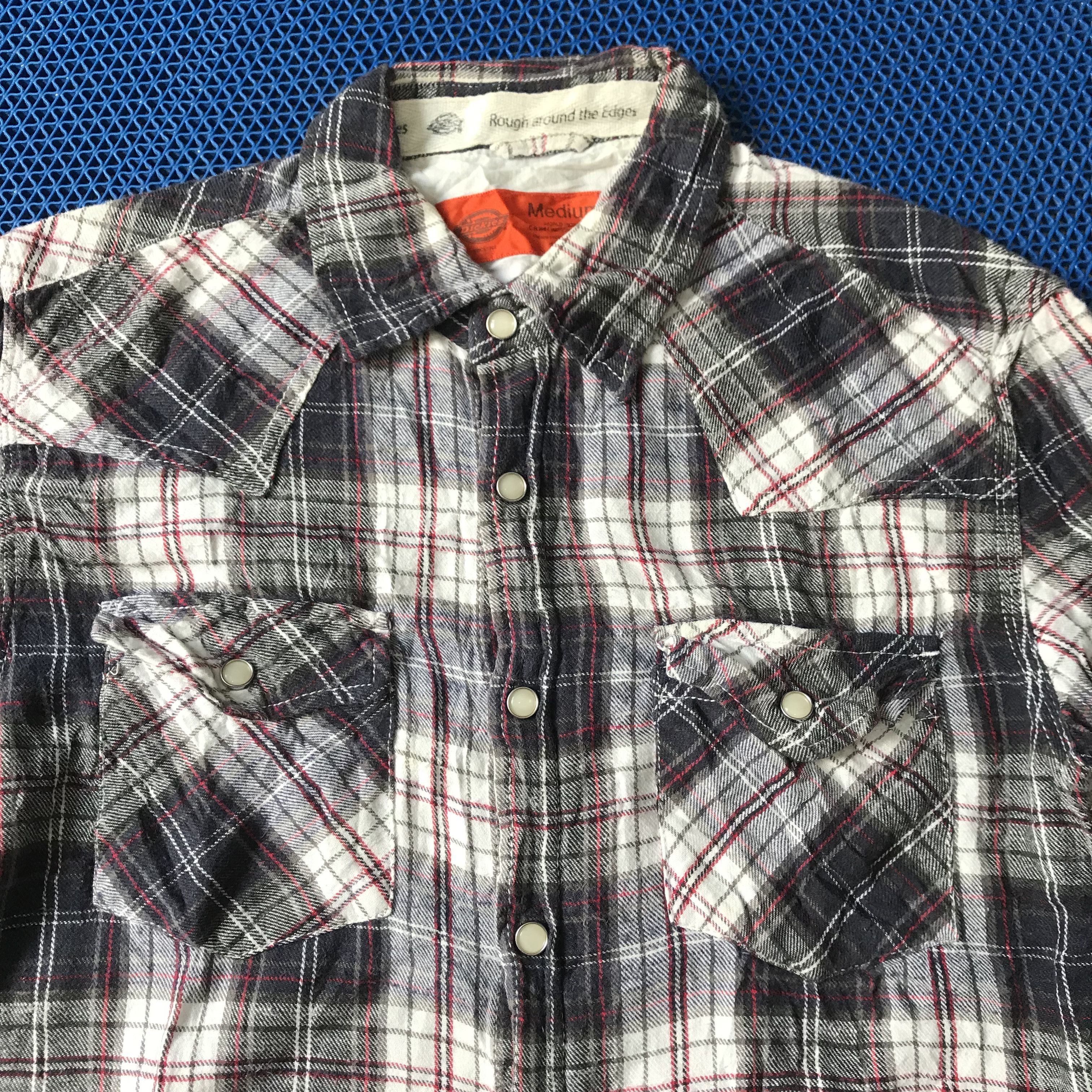 Dickies Vintage Dickies Japan Rugged sartorial Flannel Long Sleeves Size US M / EU 48-50 / 2 - 2 Thumbnail