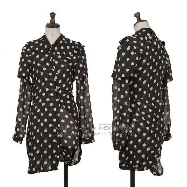 Comme des Garcons COMME des GARCONS Polka Dot Shirt Top. Size US S / EU 44-46 / 1 - 1 Thumbnail