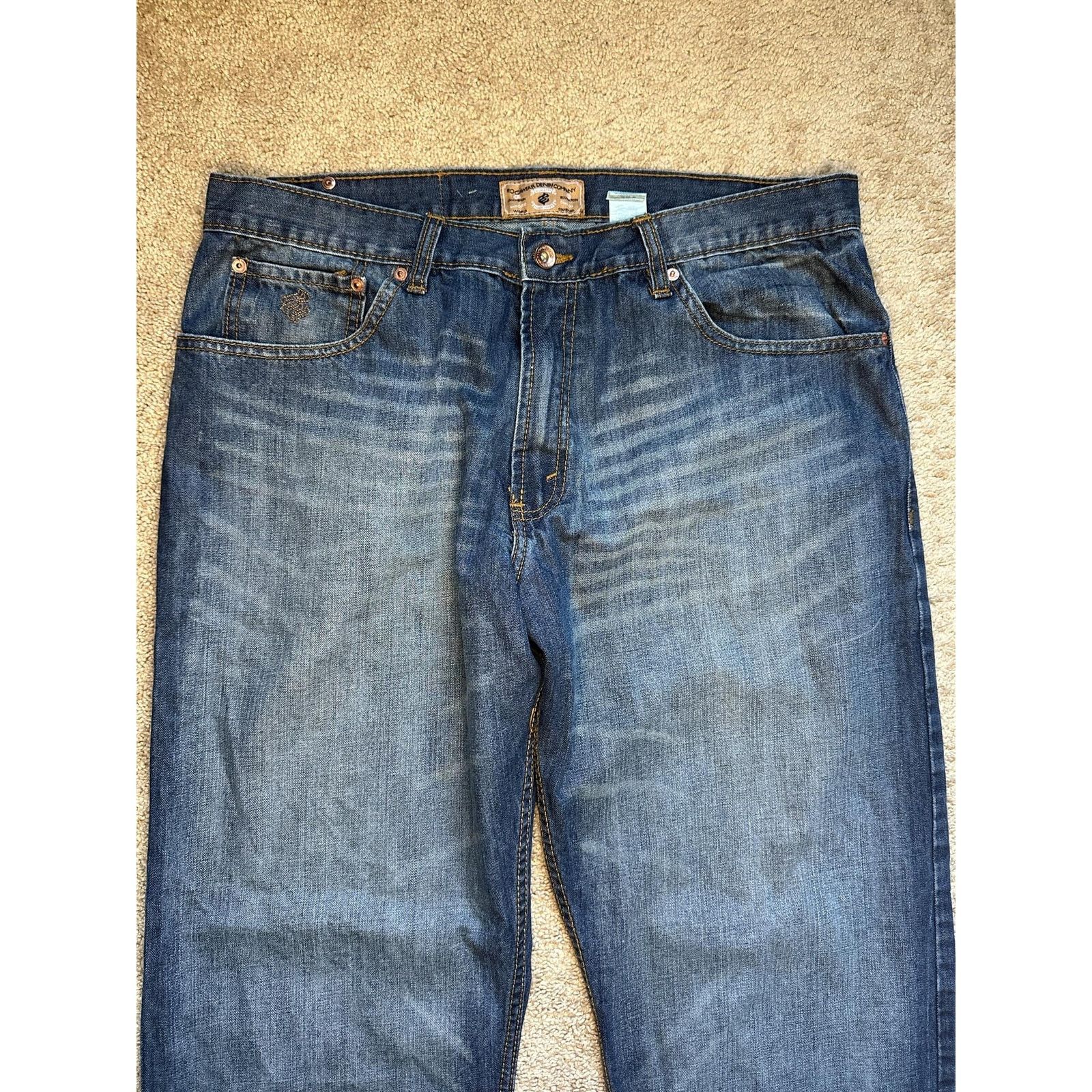 Other Rockwear Denim Company Straight Jeans Blue Men's W38 L32 Size US 38 / EU 54 - 4 Thumbnail