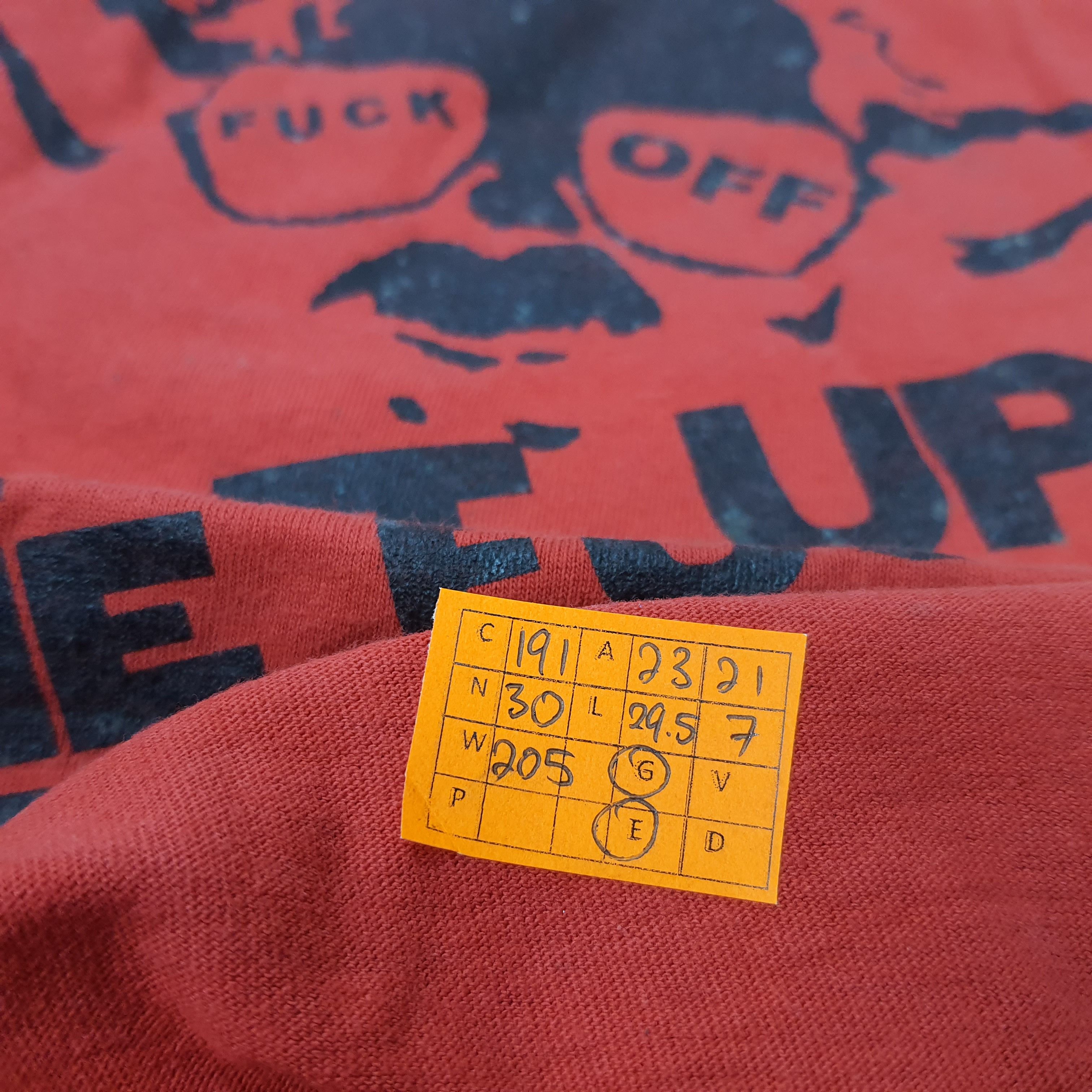 Star Wars × Vintage Vintage Star Wars Yoda Fuck Off Parody Movie Tshirt Size US XL / EU 56 / 4 - 7 Thumbnail