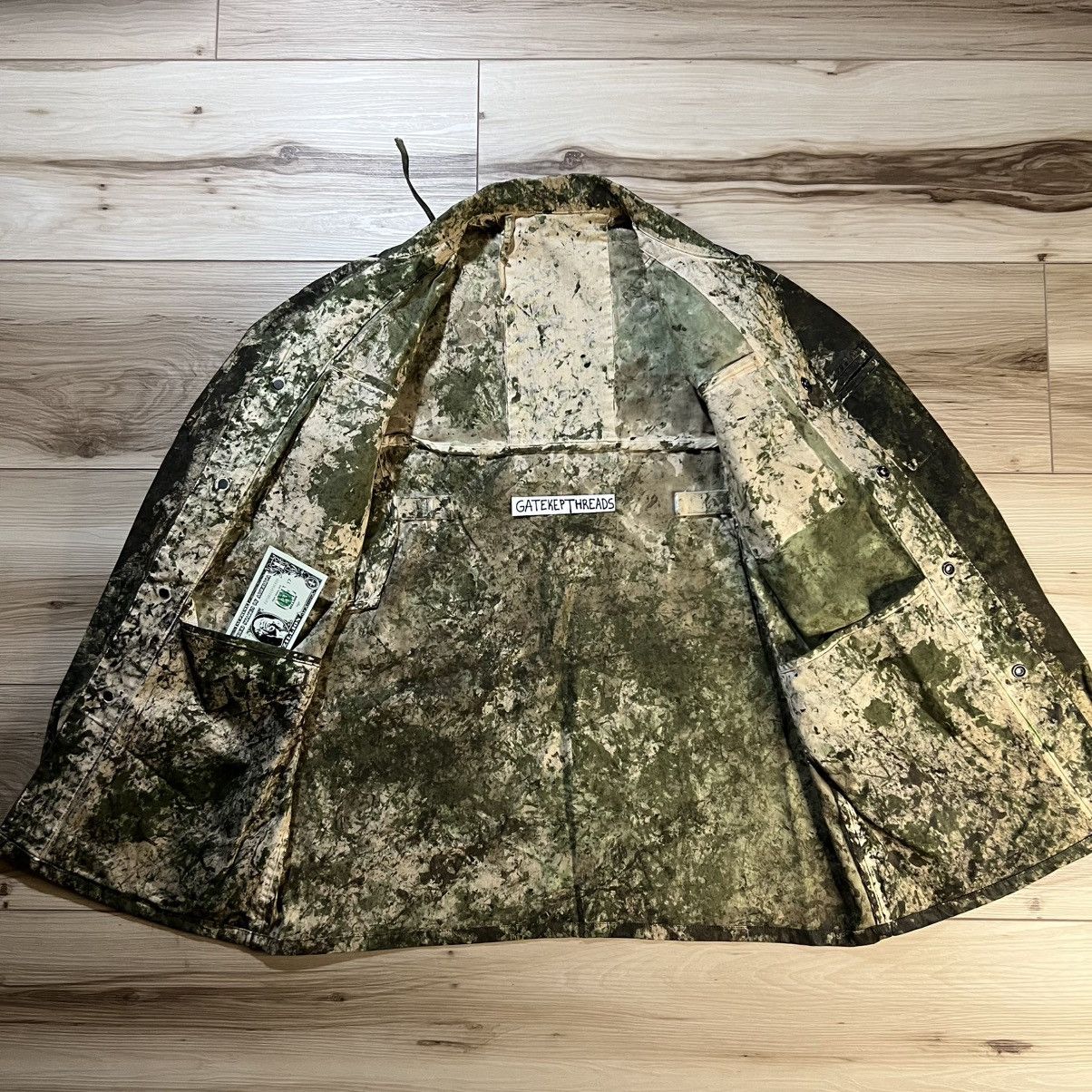 11 By Boris Bidjan Saberi 11 by Boris Bidjan Saberi Green Woodland Camo Jacket Size US L / EU 52-54 / 3 - 20 Thumbnail