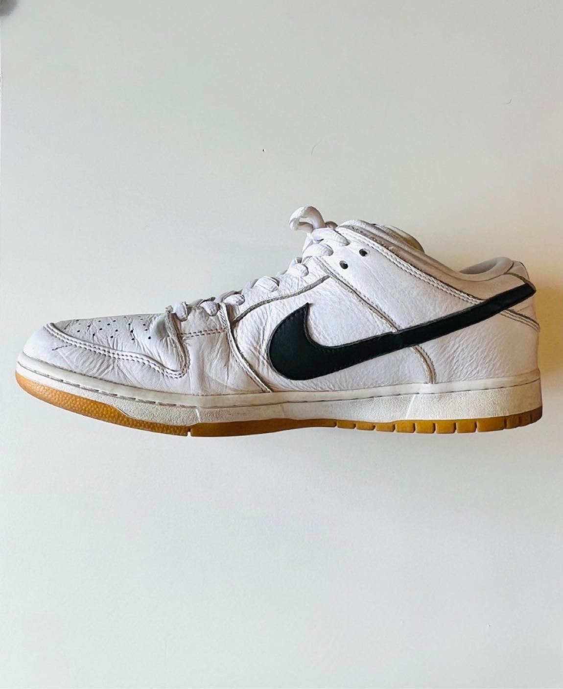Nike Nike SB Dunk Low Orange Label White Size US 13 / EU 46 - 4 Thumbnail