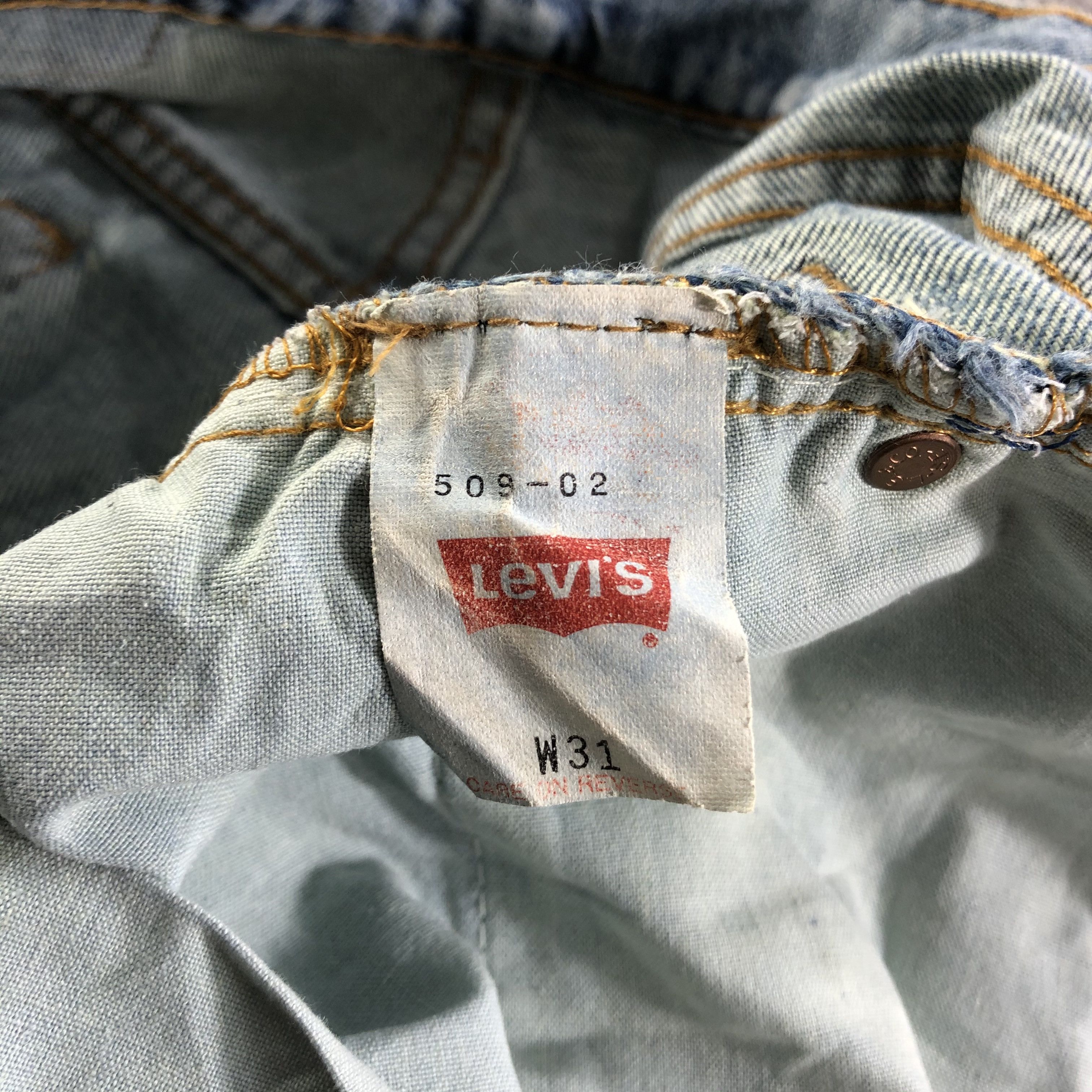 Levi's Vintage Levis 509 Jeans Medium Wash KJ2840 Size US 30 / EU 46 - 10 Thumbnail