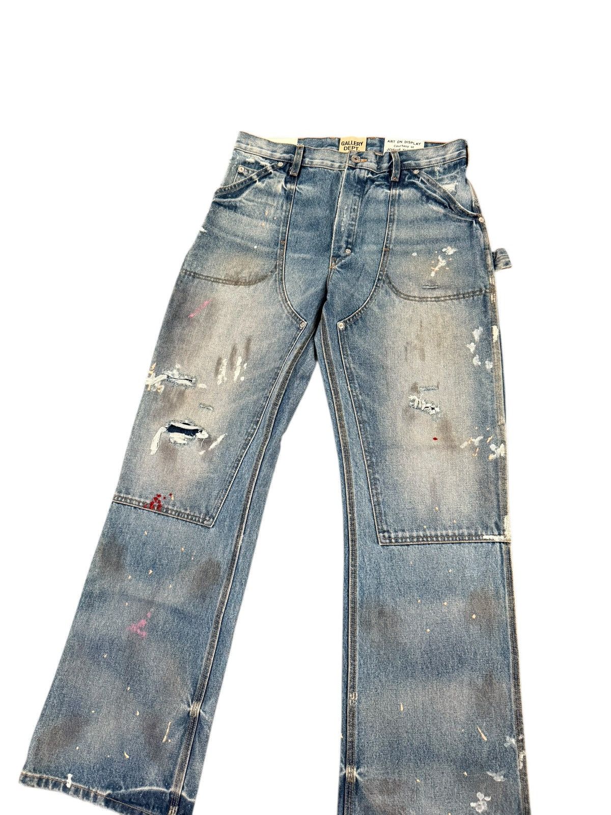 Gallery Dept. Branko Painted & Distressed Carpenter Pants Size US 32 / EU 48 - 3 Thumbnail