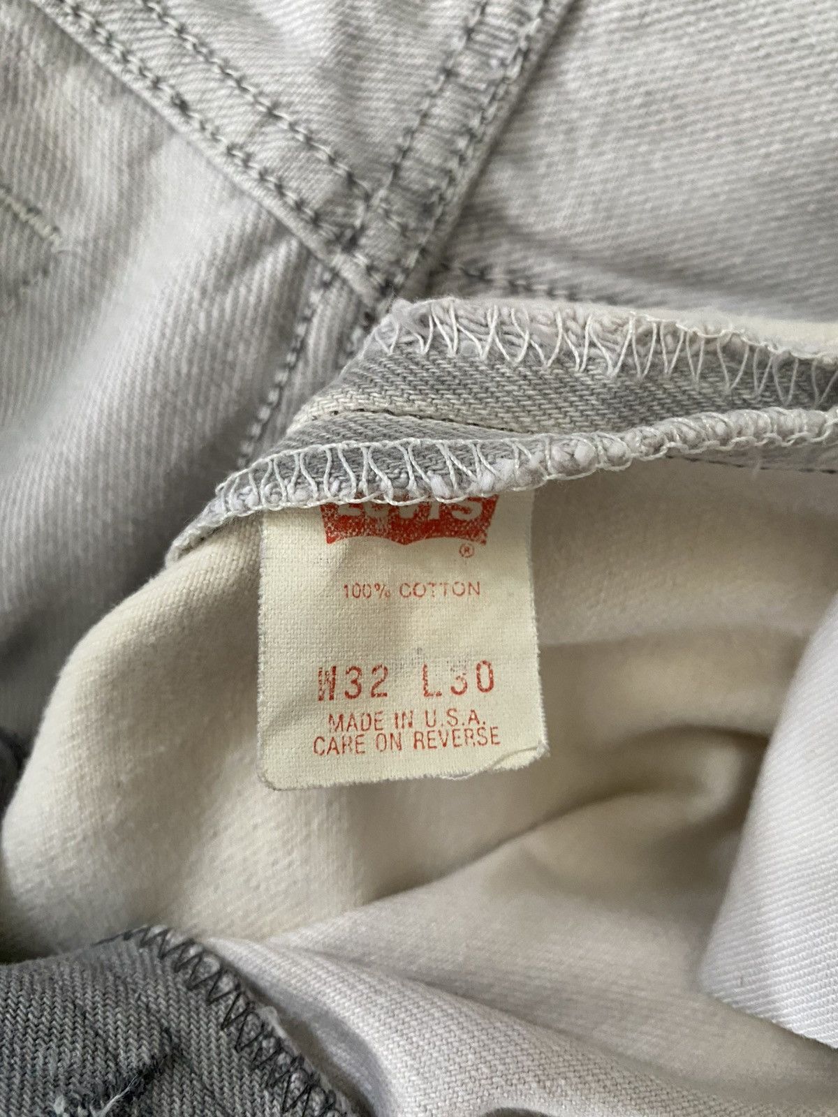 Levi's Levi’s Vintage 80s 90s 501 Mens Jeans Bleached and Faded Size US 30 / EU 46 - 7 Thumbnail