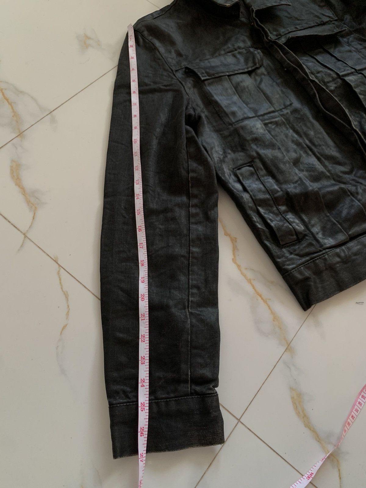 KMRii Black waxed jacket ifsx lgb style PWD Size US L / EU 52-54 / 3 - 21 Thumbnail