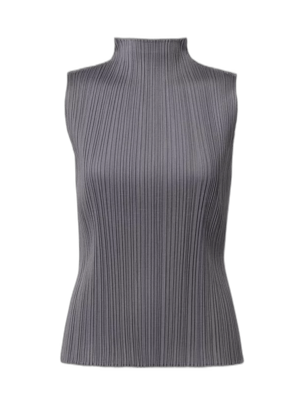 Issey Miyake Issey Miyake Sleeveless Top in Dark Gray Size S / US 4 / IT 40 - 1 Thumbnail