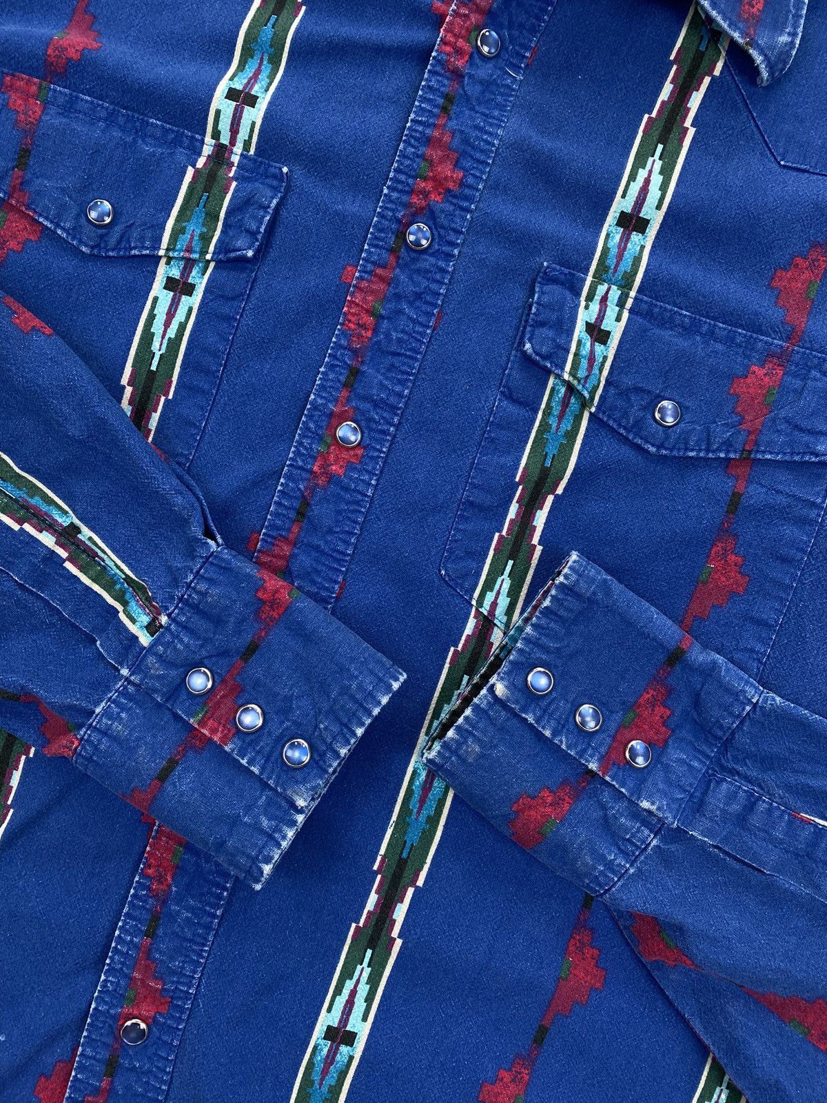 Wrangler Vintage 90’ Wrangler Western Shirt USA Streetwear Size US L / EU 52-54 / 3 - 10 Thumbnail