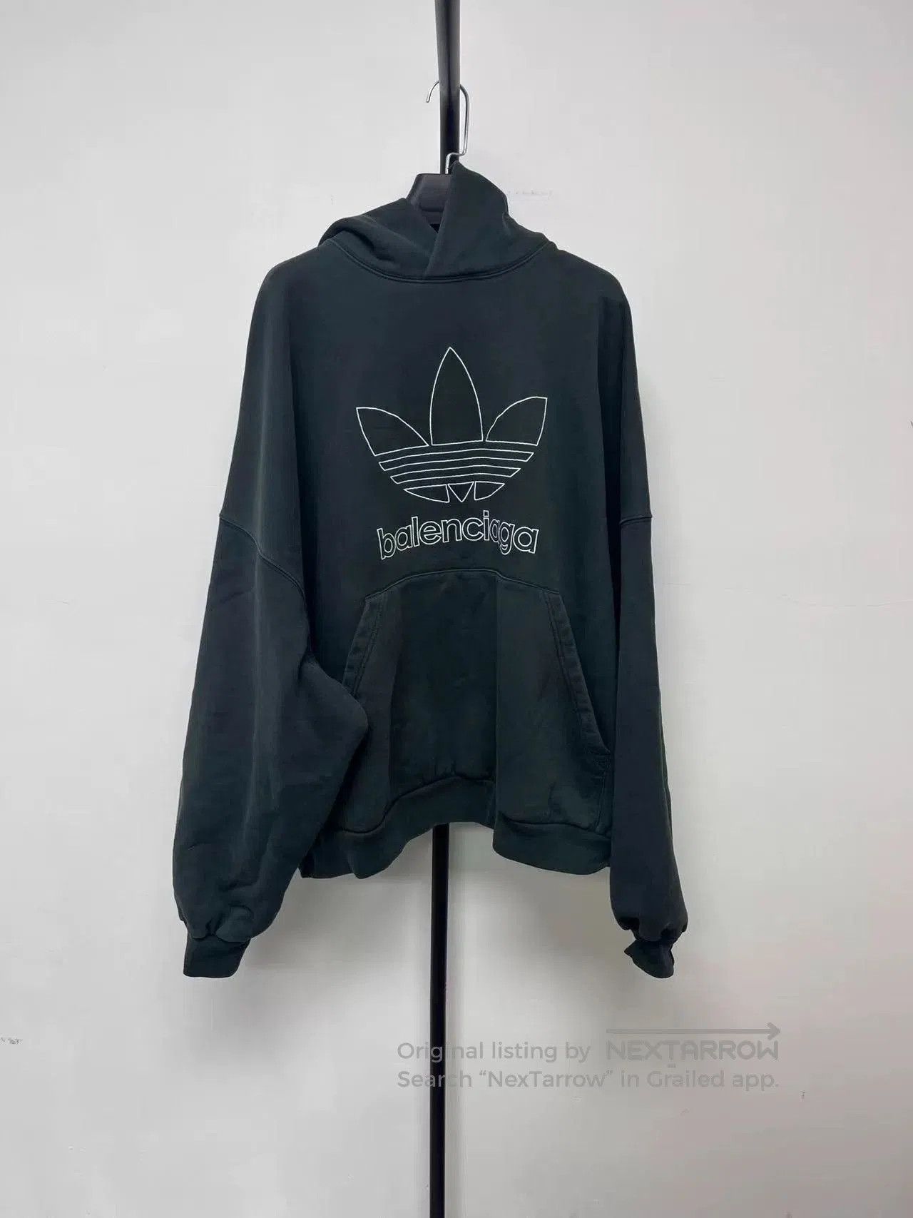 balenciaga x adidas logo hoodie unisex.