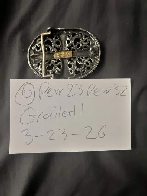 A&G Rock A&G Rock Oval Belt Buckle *Chrome Hearts Lookalike* Size ONE SIZE - 7 Thumbnail