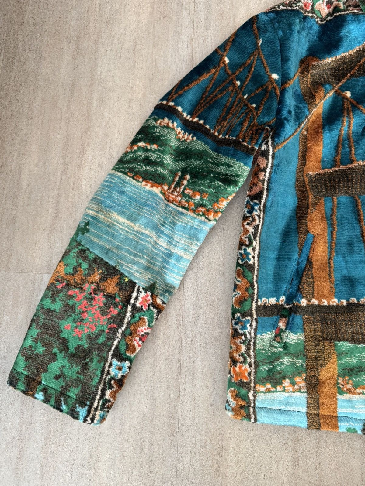 DOM’NIQUE “Bosporous Bloom” Turkish Textile Work Jacket: