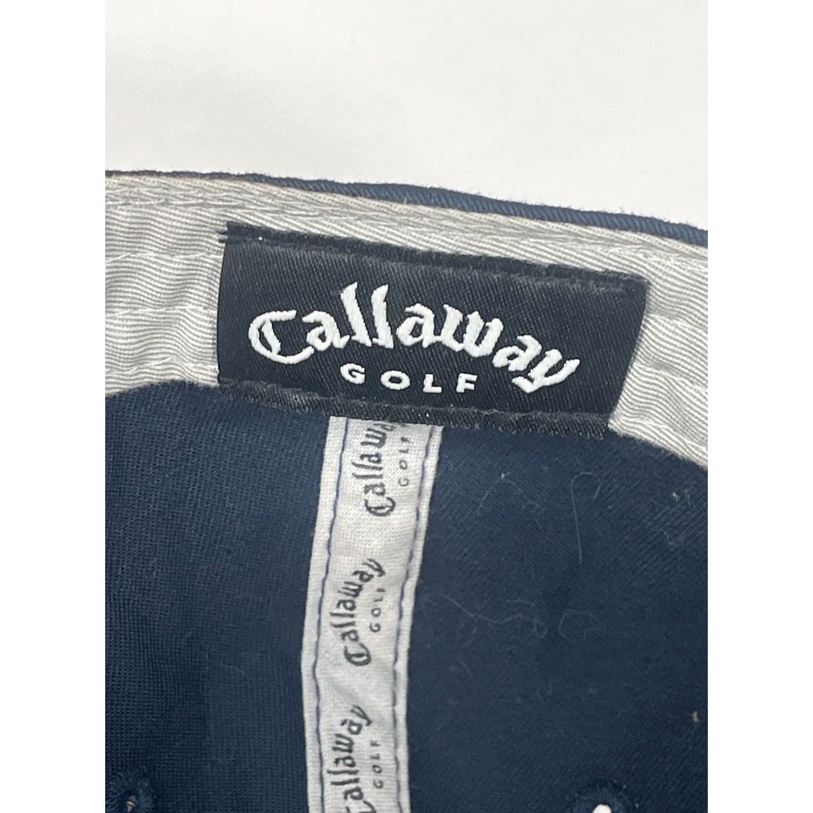 Callaway Callaway Golf Navy Blue Adjustable Strap Back Hat Cap Adult One Size Fit All Size ONE SIZE - 7 Thumbnail