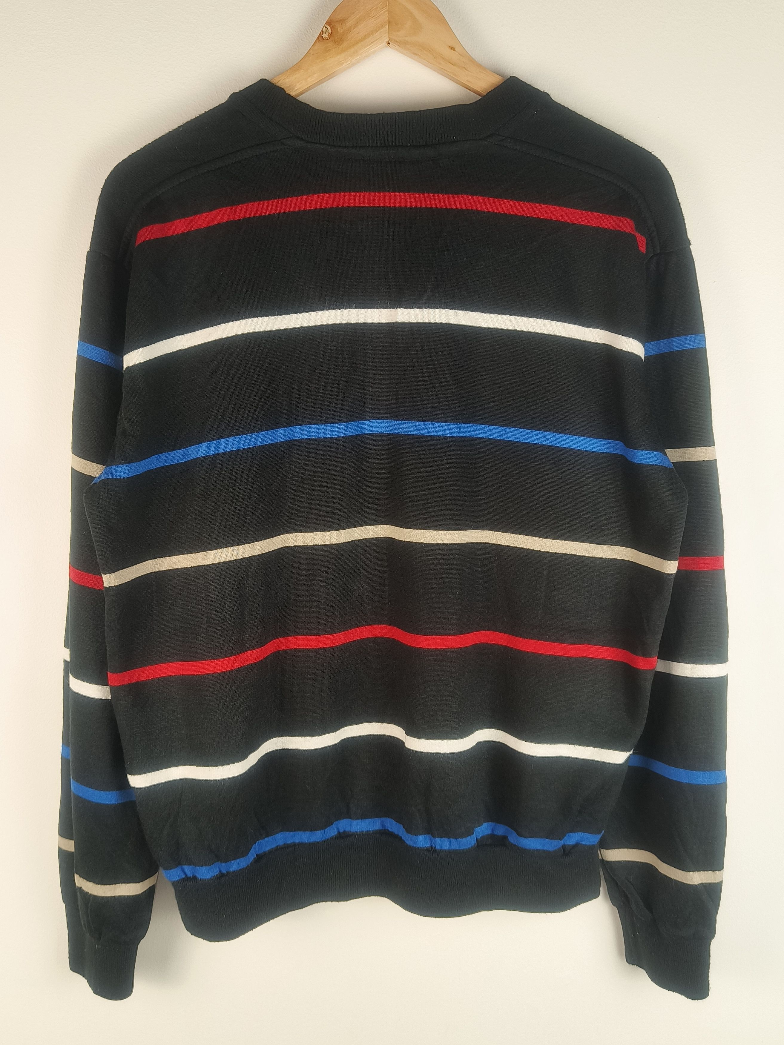 Vintage Reach Striped Crew Neck Sweater Size US L / EU 52-54 / 3 - 4 Thumbnail