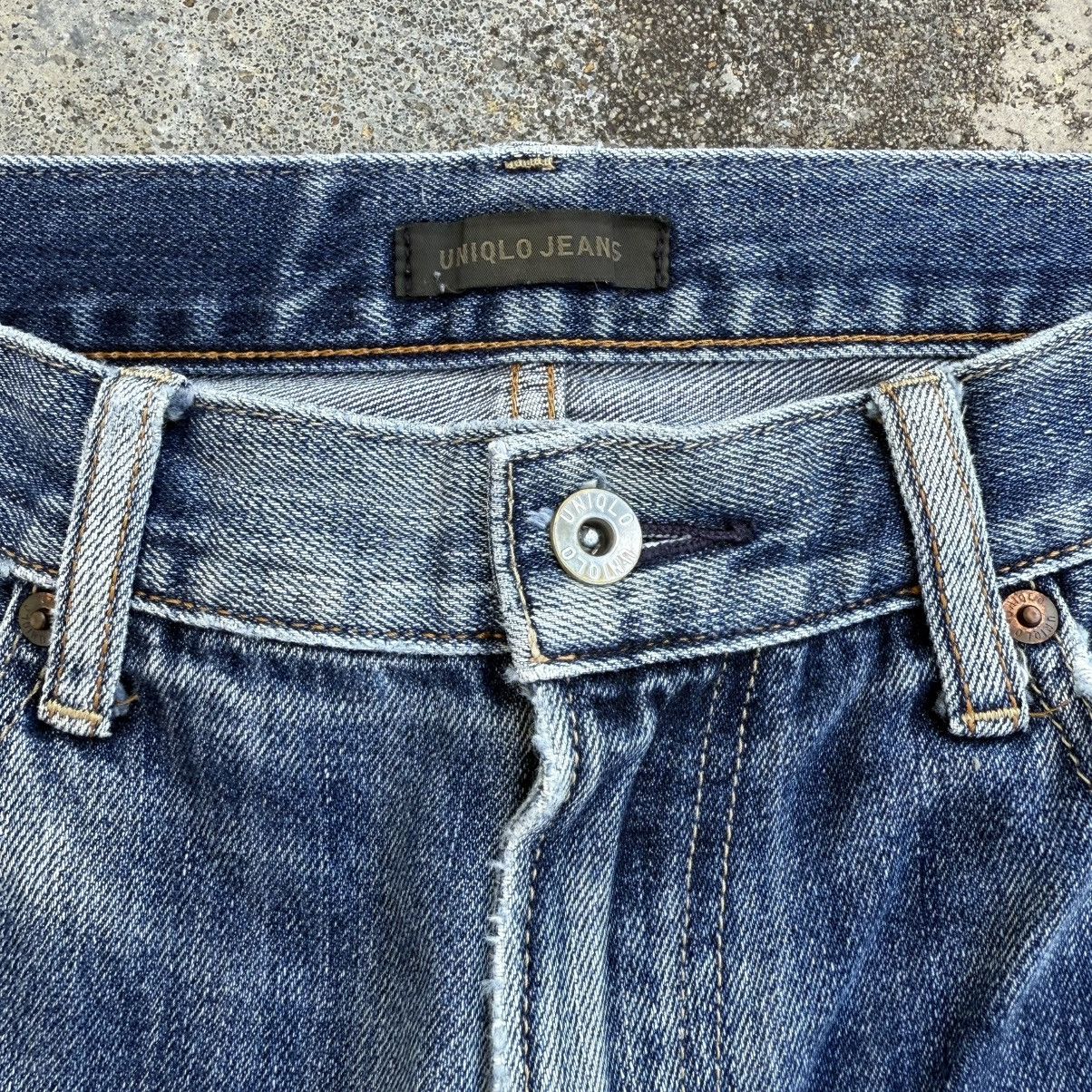 Japanese Brand × Jean × Vintage VINTAGE JAPANESE FADED RIPPED JEAN DENIM PANTS Size US 32 / EU 48 - 4 Thumbnail