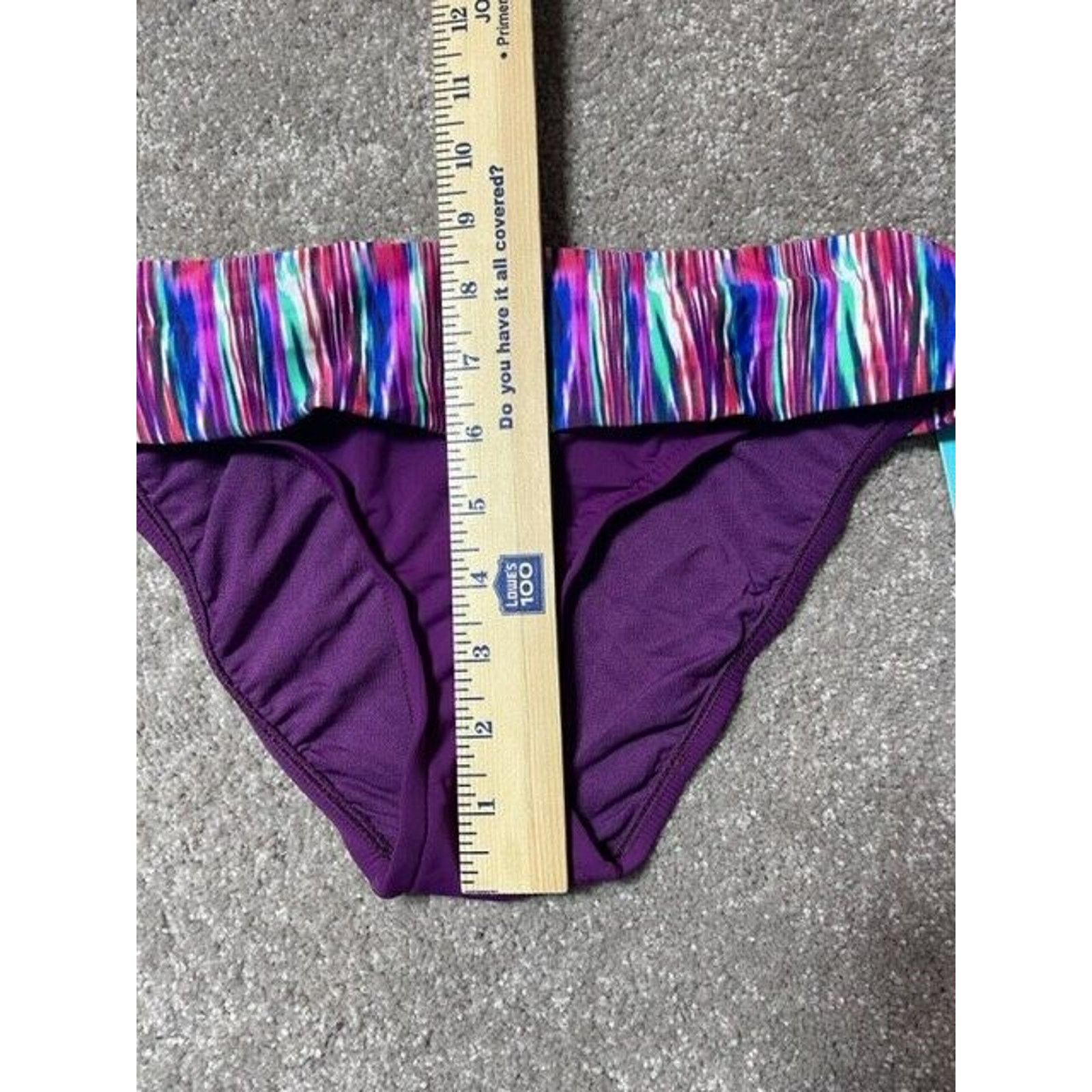 Other Sunsets Bikini Swim Bottom Womens M Spectrum Banded Purple Size M / US 6-8 / IT 42-44 - 5 Thumbnail