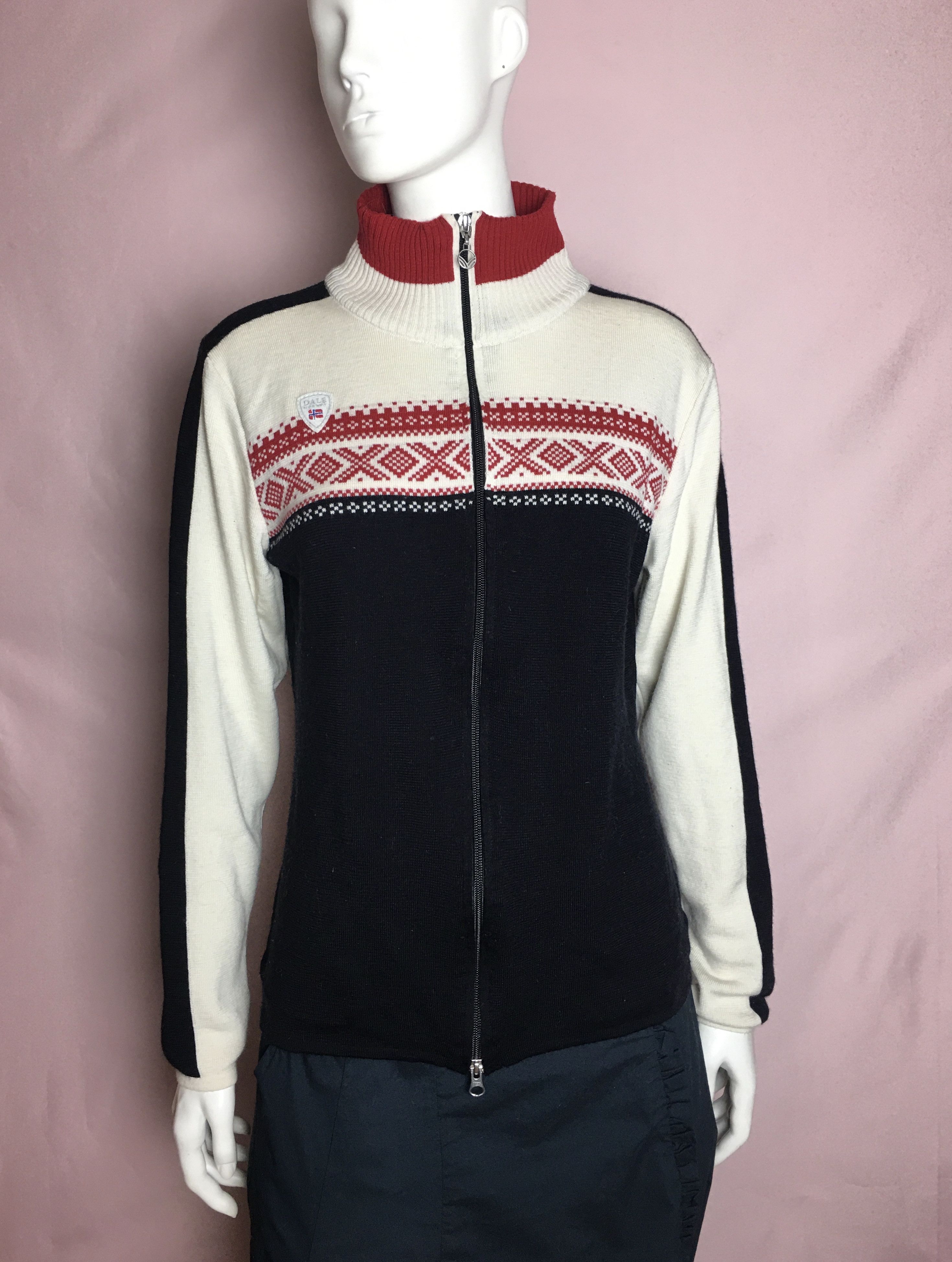 Dale Of Norway Dale of Norway Dystingen Merino Wool Zip Cardigan Jacket Size L / US 10 / IT 46 - 1 Thumbnail