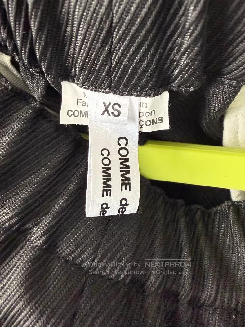 Comme des Garcons Comme Des Garcons size XS Black polyester riding pants Size 23" - 4 Thumbnail