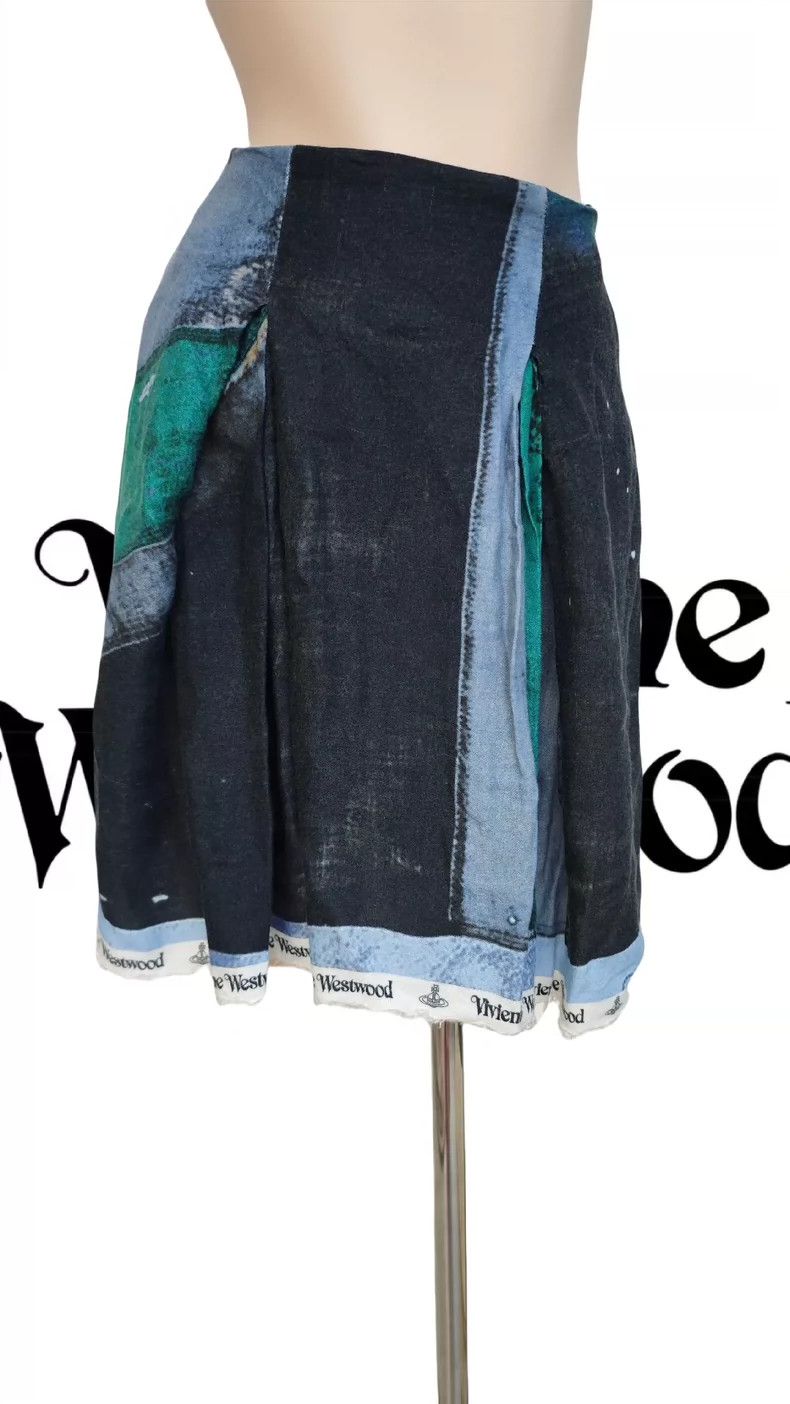 Vivienne Westwood Vivienne Westwood Blue and green skirt Size 25" / US 0 / IT 36 - 1 Thumbnail
