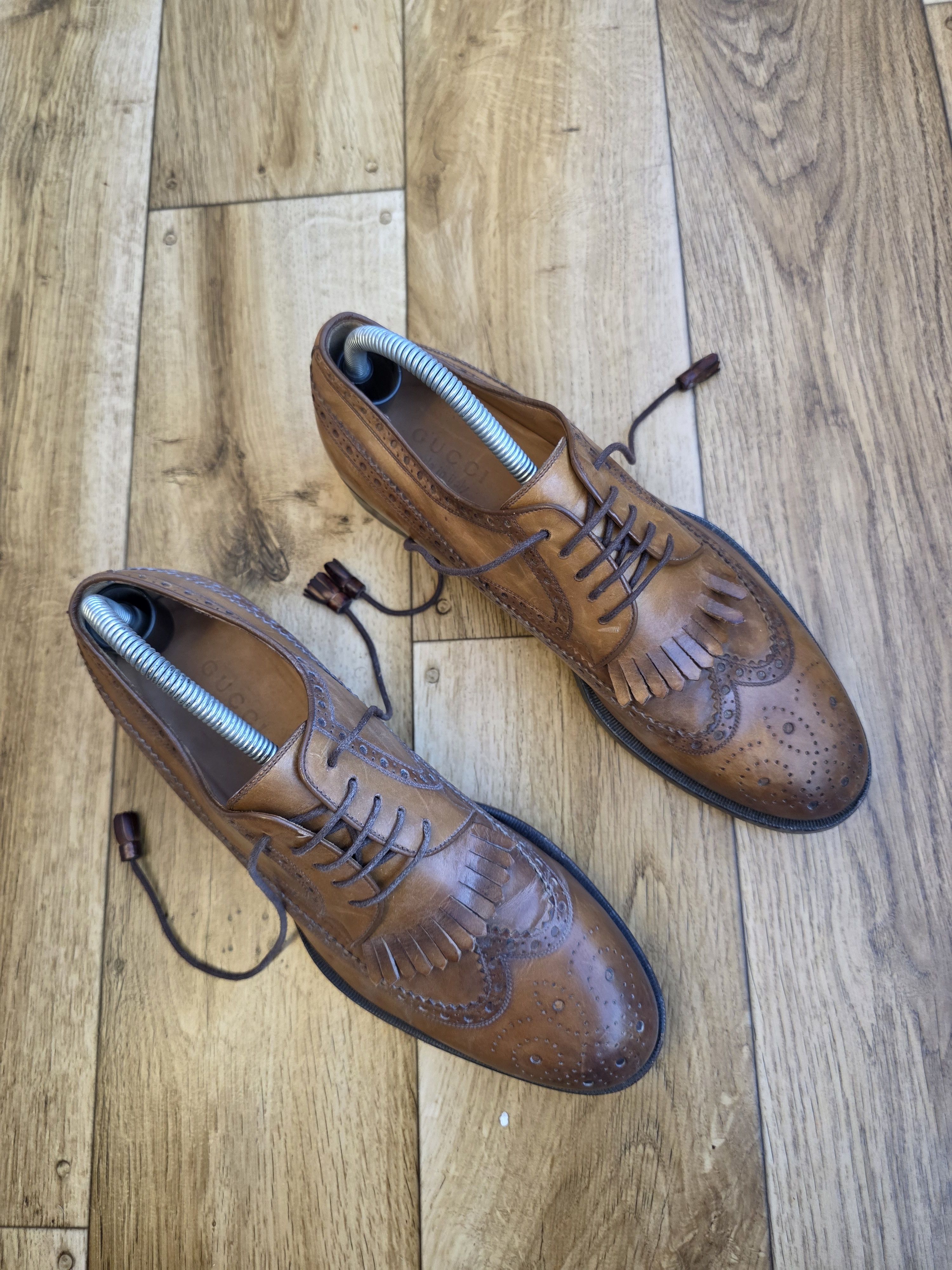 Gucci Gucci Leather Lace Up Size US 9 / EU 42 - 1 Thumbnail