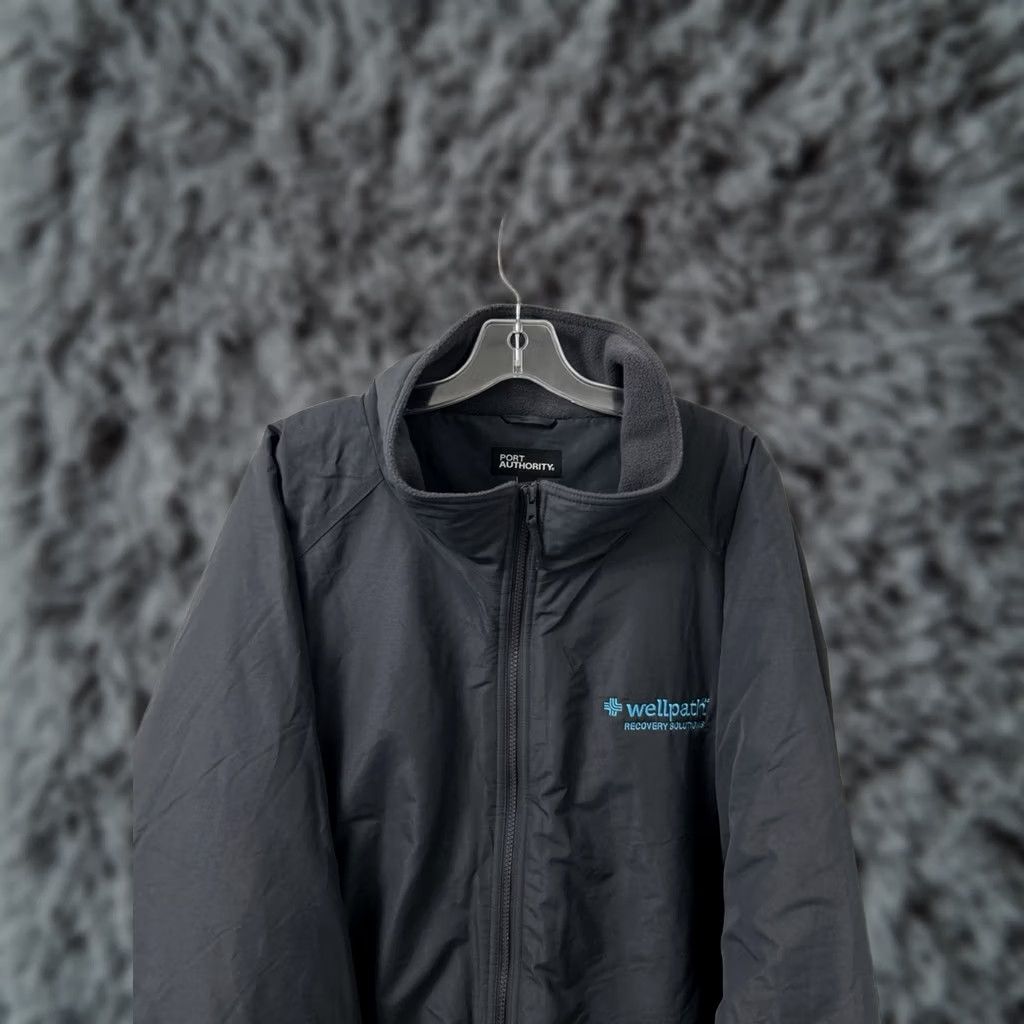 Port Authority Port Authority Charger Jacket Mens 4XL Gray Bomber Jacket Water Resistant Fleece Lined Zip Full Zip Embroidered Logo Modern Workwear Casual Size US XXL / EU 58 / 5 - 1 Thumbnail