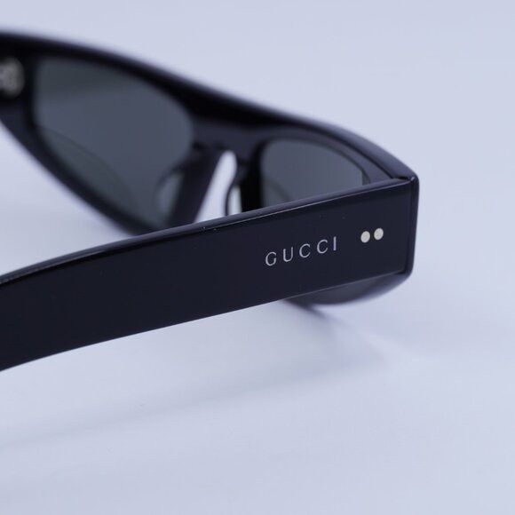 Gucci Gucci GG1634S 006 Sunglasses Black Cat Eye Frame, Grey Size ONE SIZE - 6 Thumbnail