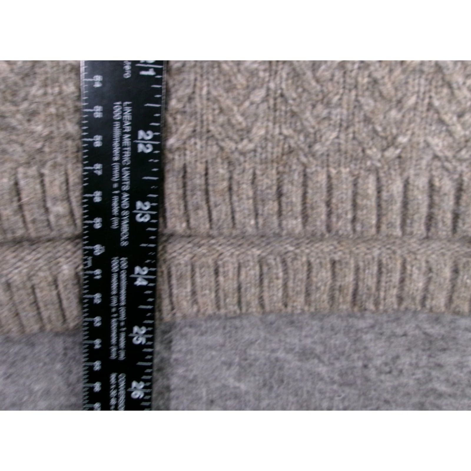 Vintage Sonoma Sweater Women's Small Brown Cable-Knit V-Neck Long Sleeve Cozy Pullover Classic All Seasons Size S / US 4 / IT 40 - 6 Thumbnail