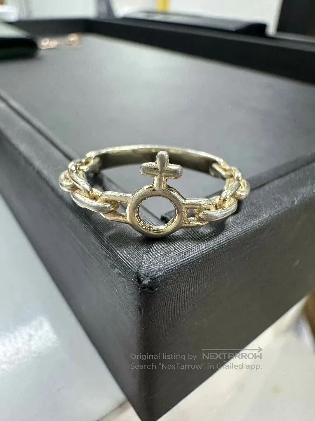 Vivienne Westwood Vivienne Westwood Chain Saturn Ring. Size ONE SIZE - 2 Thumbnail