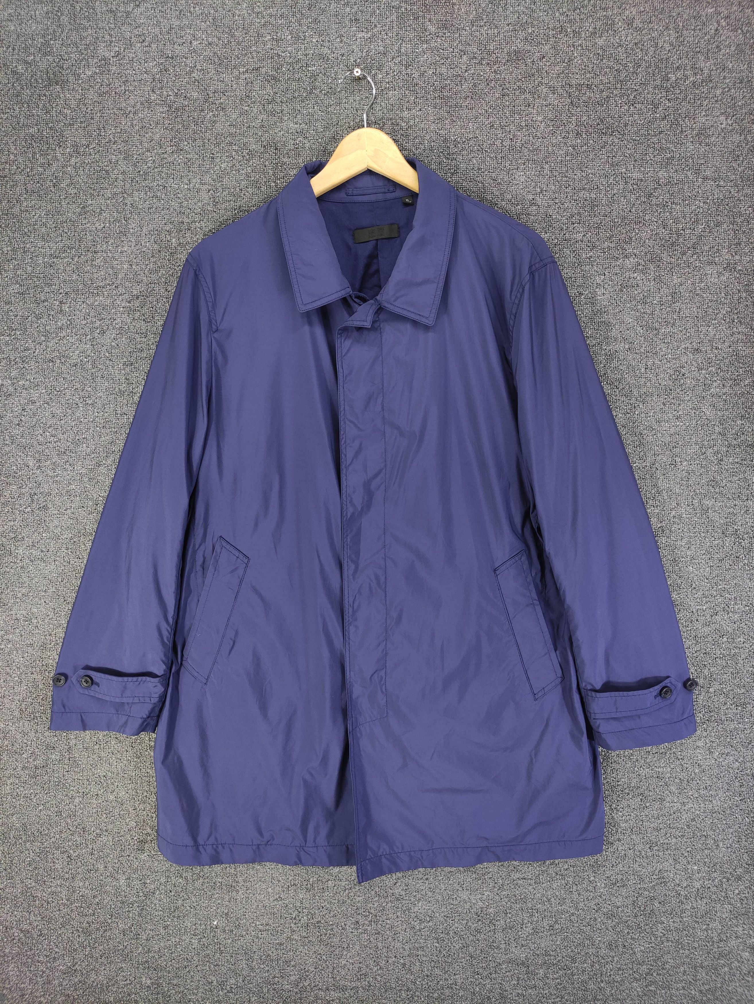 Uniqlo Uniqlo Nylon Windbreaker Long Jacket Button Up Size L / US 10 / IT 46 - 1 Thumbnail