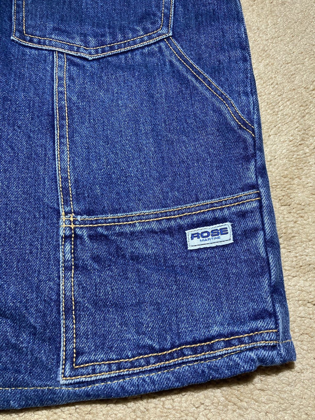 Martine Rose SS18 Martine Rose Denim Shorts Boss Painter Work Jeans 2018 Size US 30 / EU 46 - 6 Thumbnail