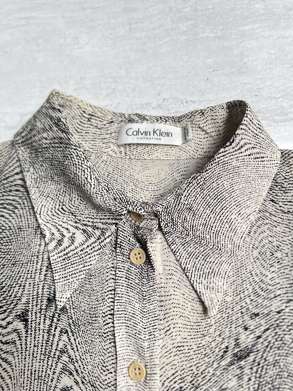 Calvin Klein Calvin Klein Collection Motive Shirt Size US XS / EU 42 / 0 - 5 Thumbnail