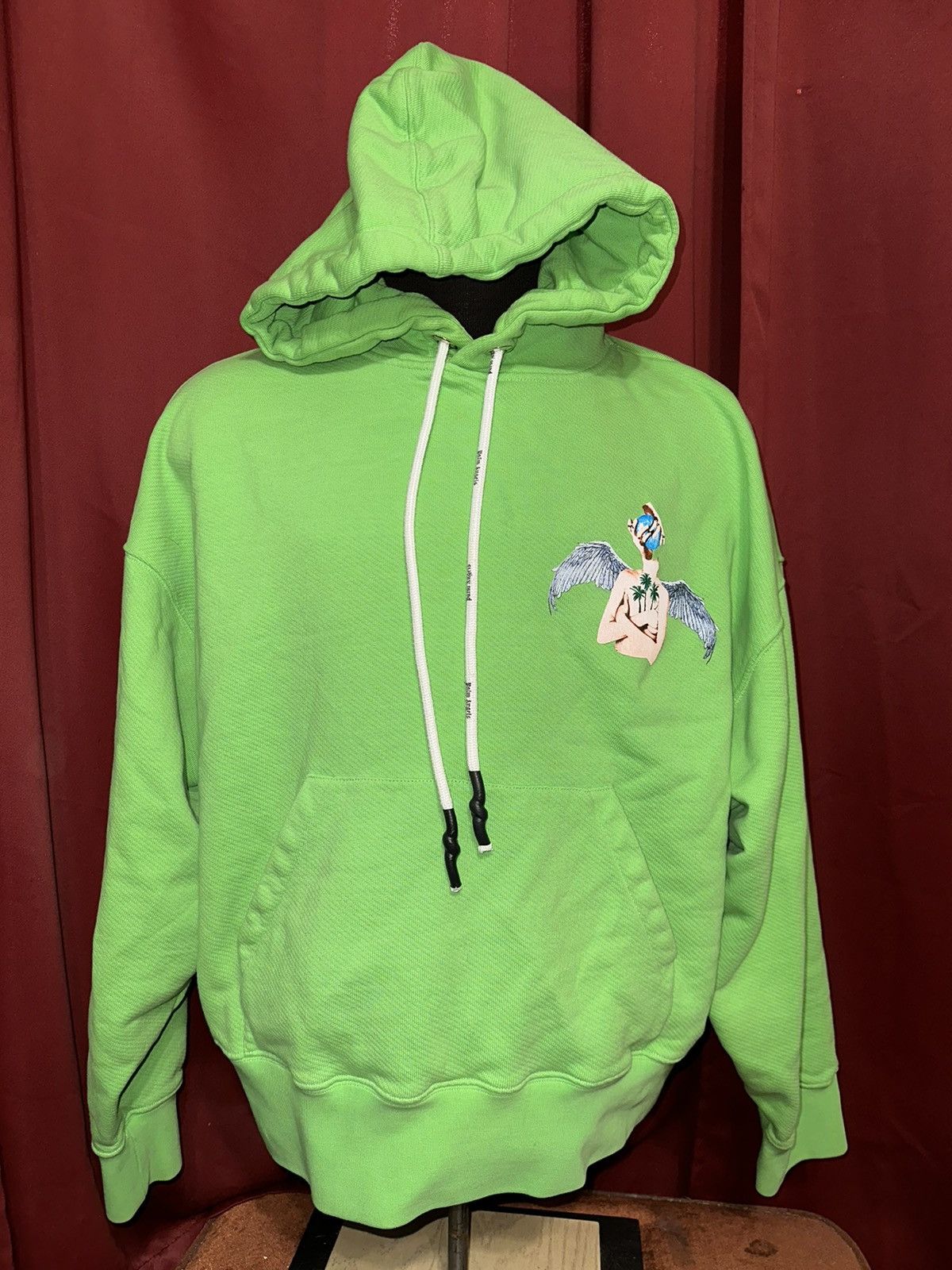 Palm Angels Palm Angels Green Angel Hoodie Designer Streetwear Grail Size US L / EU 52-54 / 3 - 1 Thumbnail