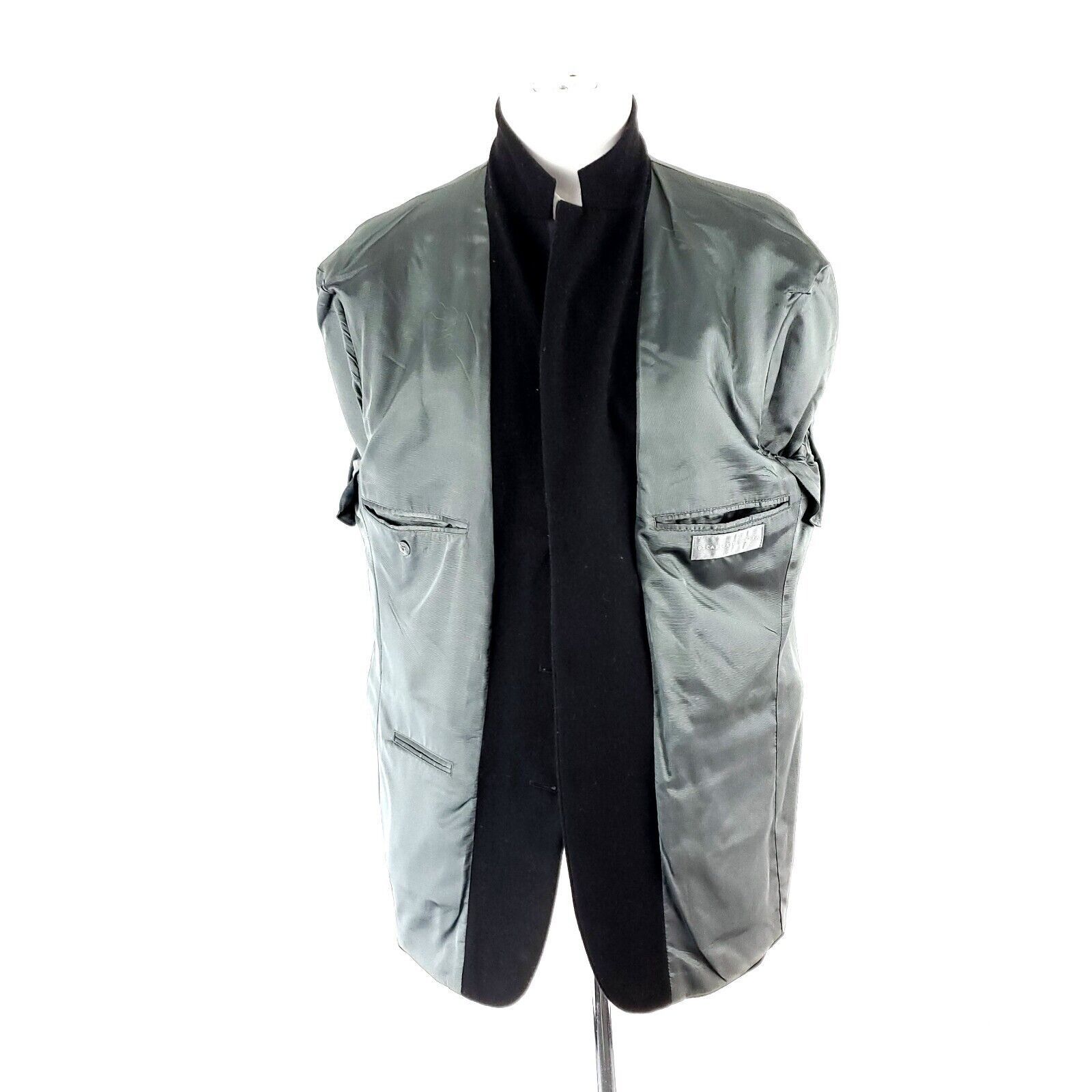 Oscar De La Renta Oscar De La Renta Wool Cashmere Nylon 3 Button Sport Coat 42 Size 42R - 9 Thumbnail